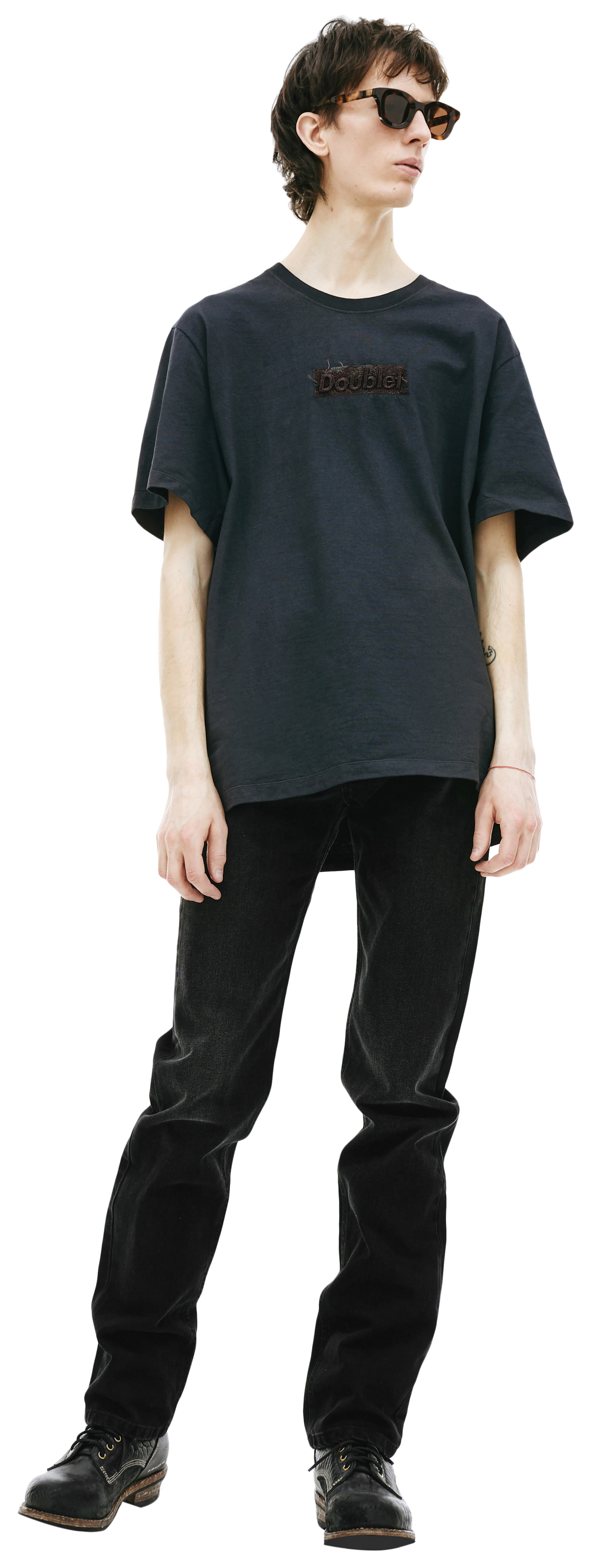 Doublet Logo embroidered t-shirt