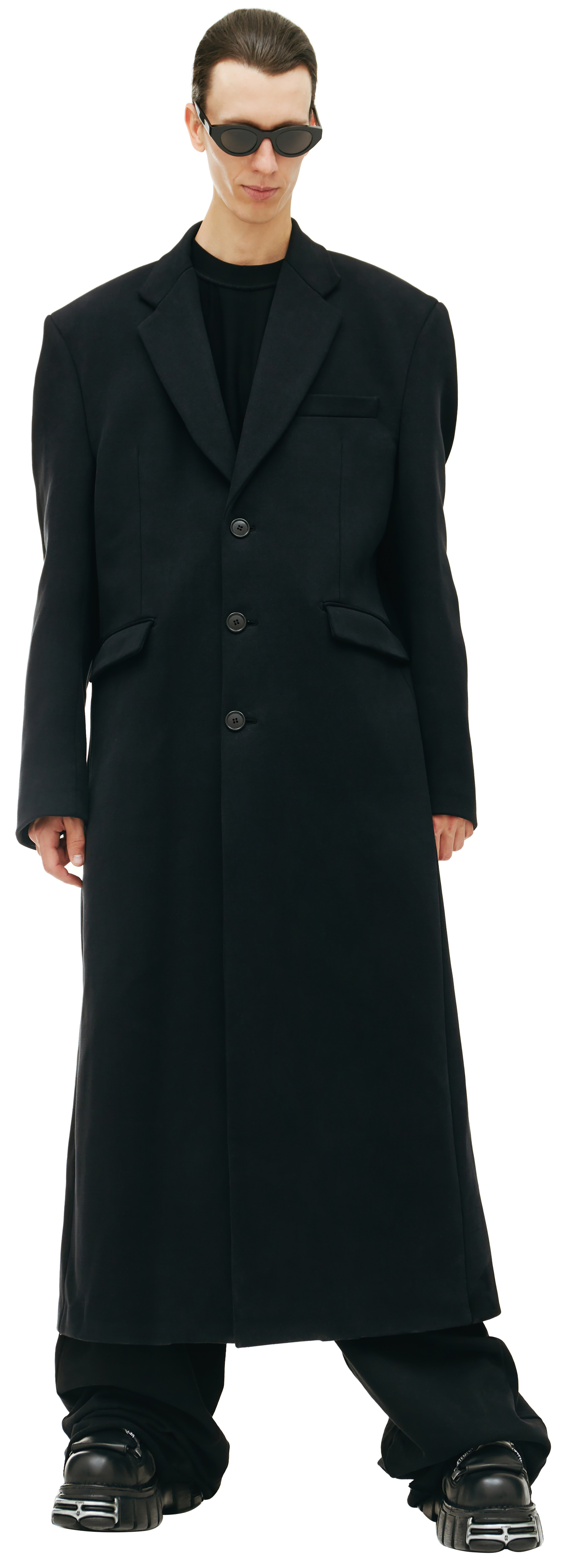 VETEMENTS Длинное оверсайз пальто
