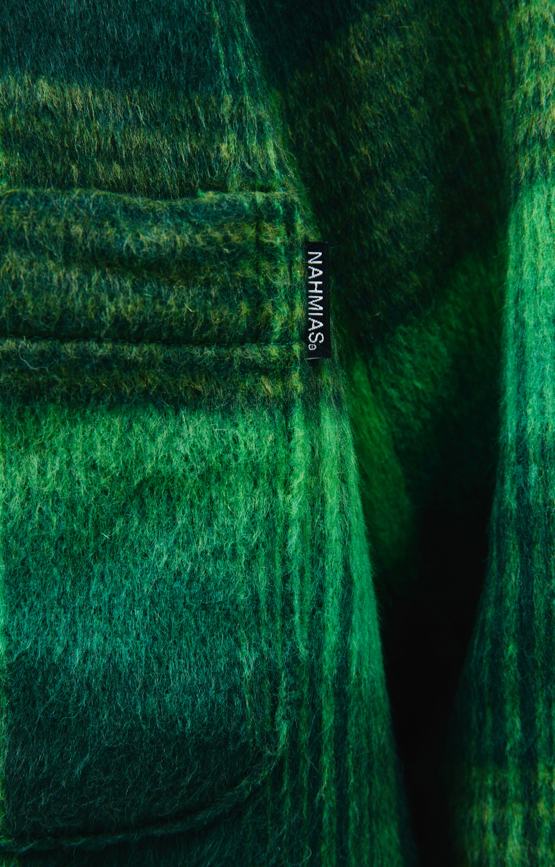 Nahmias Check hooded shirt