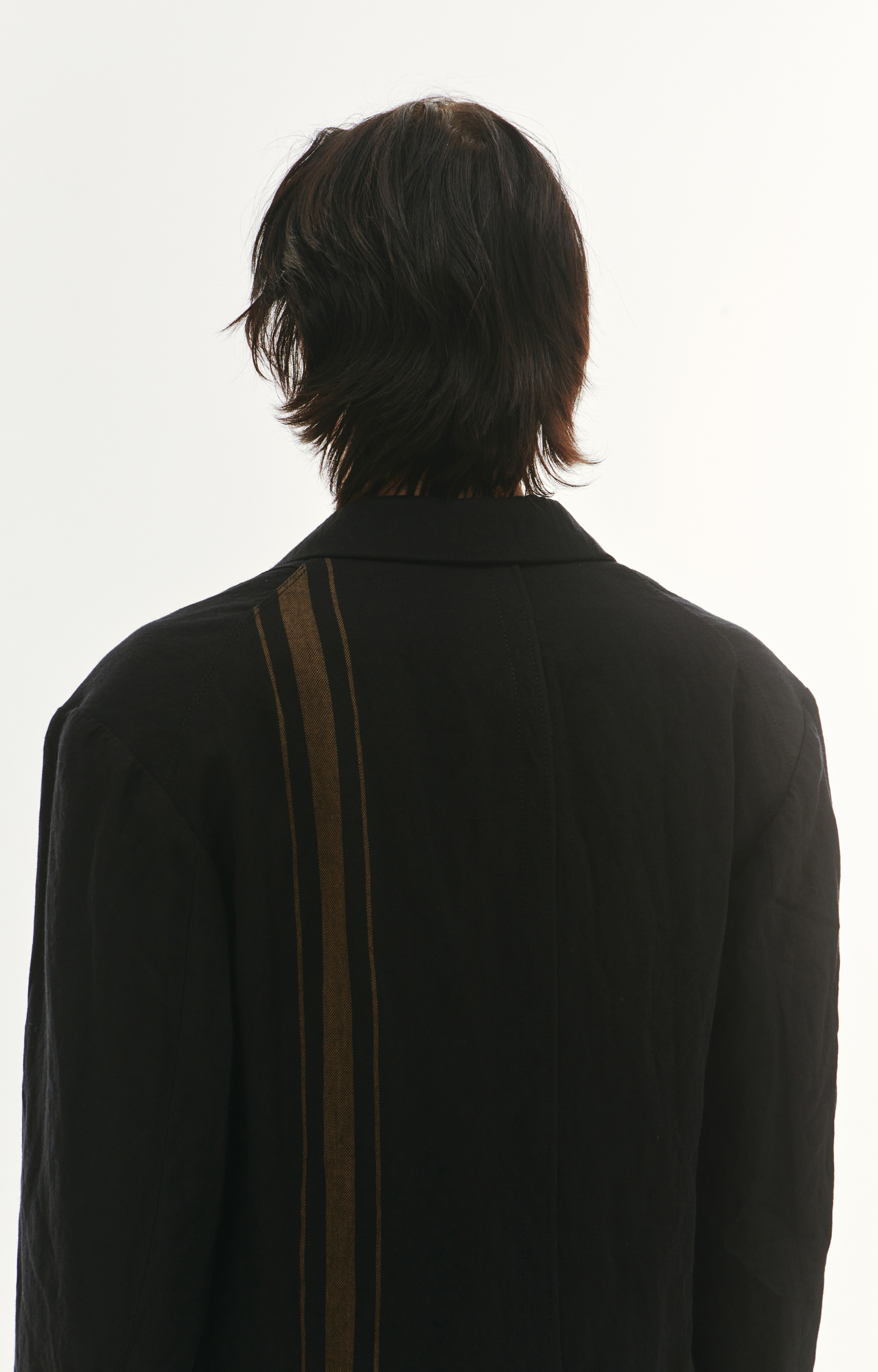 Ziggy Chen Льняной пиджак с контрастной полоской