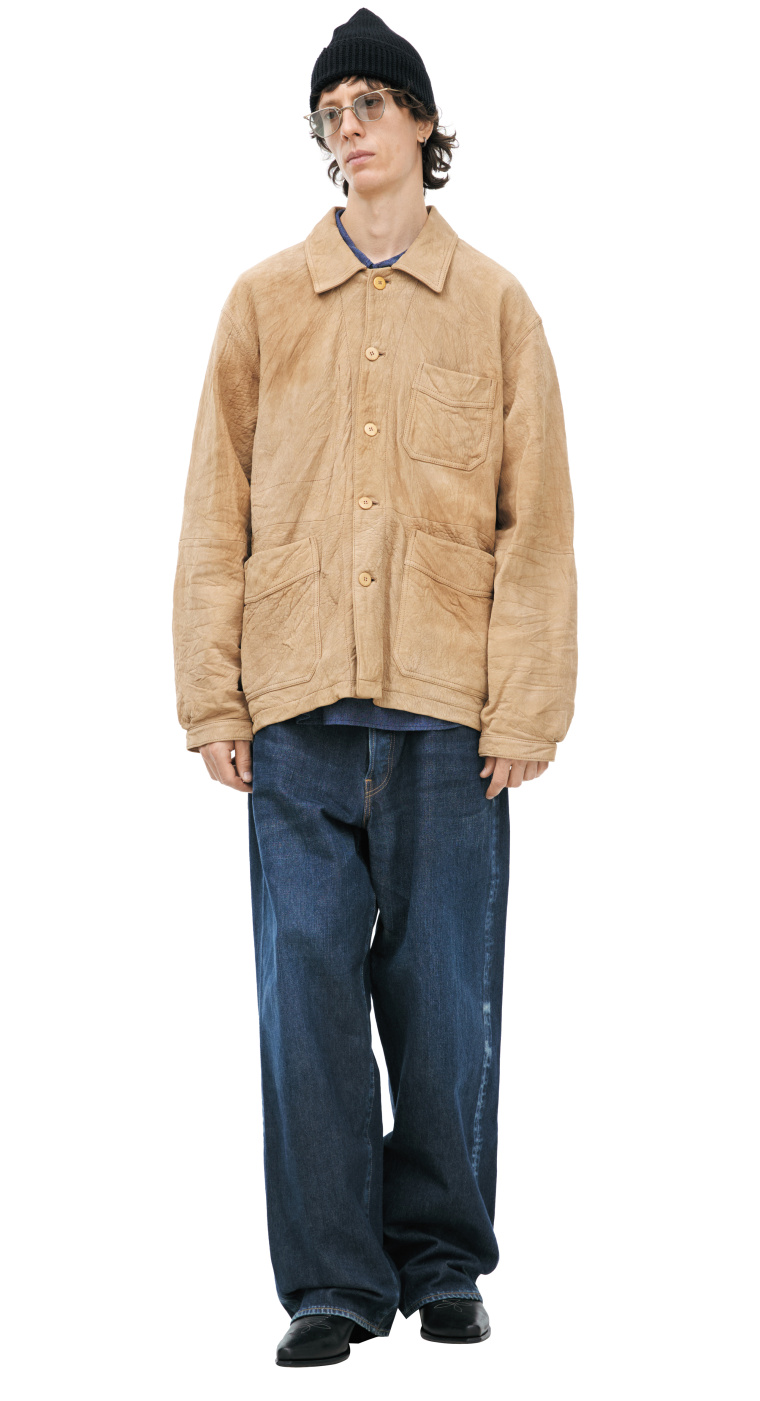 VISVIM ビスビム 1st ファースト コットンリネン トラッカージャケット Buy visvim men beige travail jacket for $10,545 online on SV77