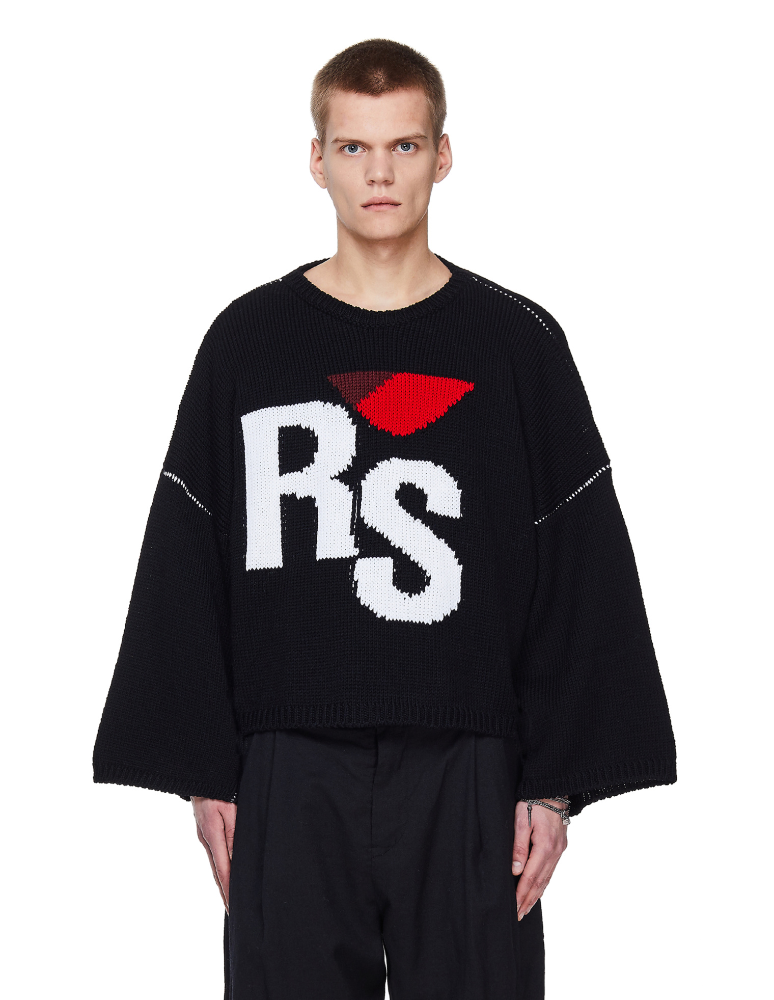 Raf Simons Оверсайз свитер с логотипом