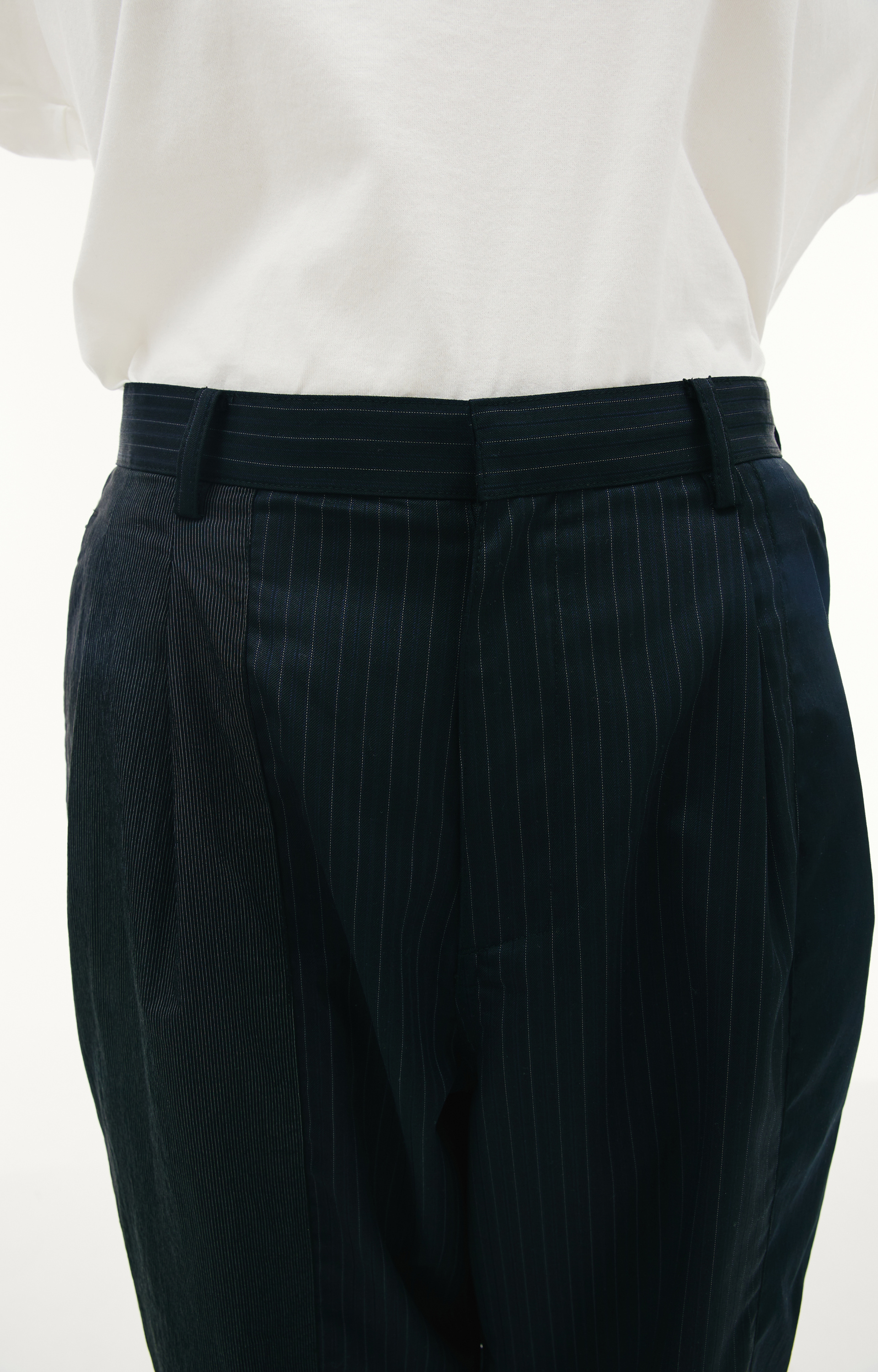 KIMMY Striped patchwork trousers