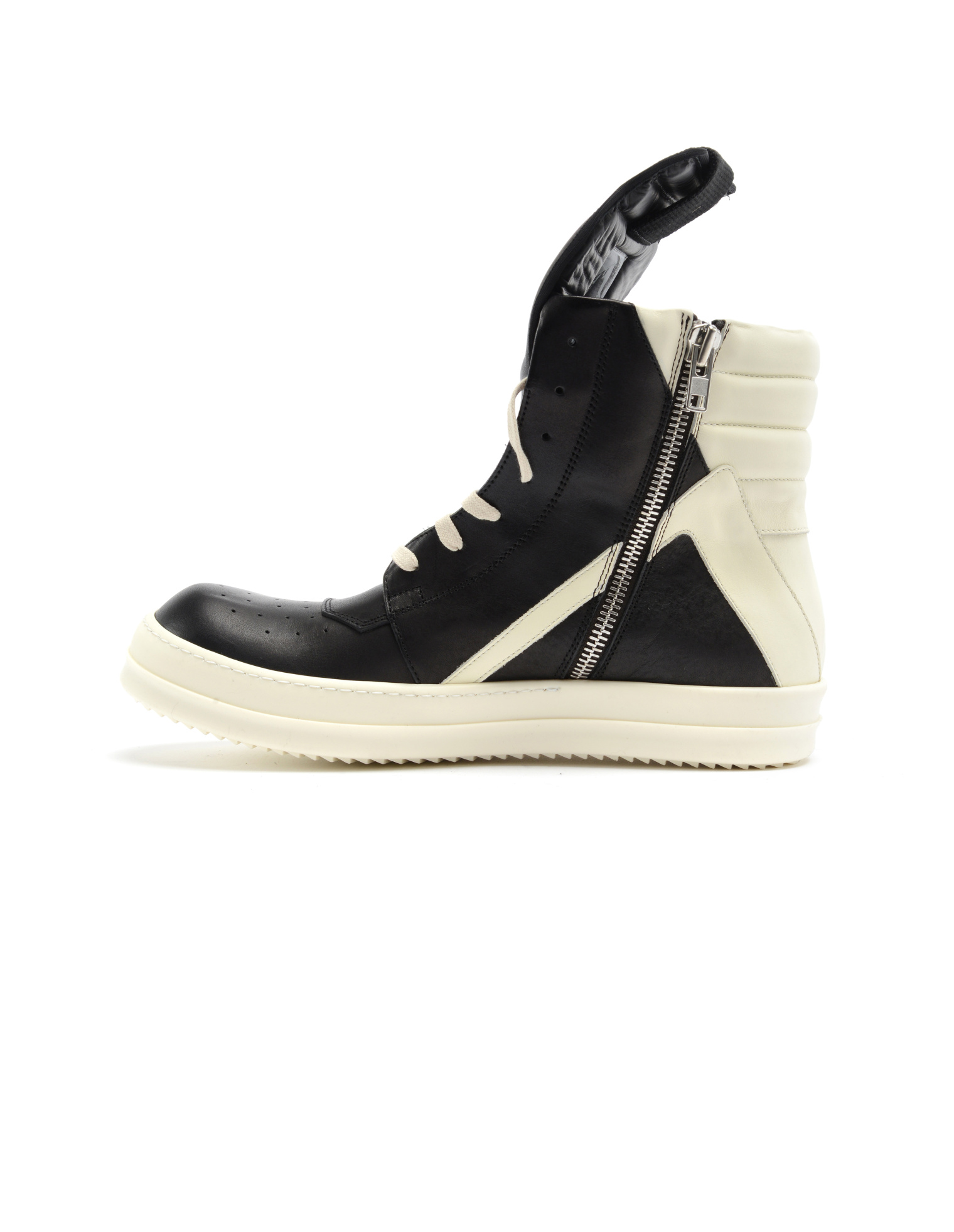 Rick Owens Высокие кожаные кеды