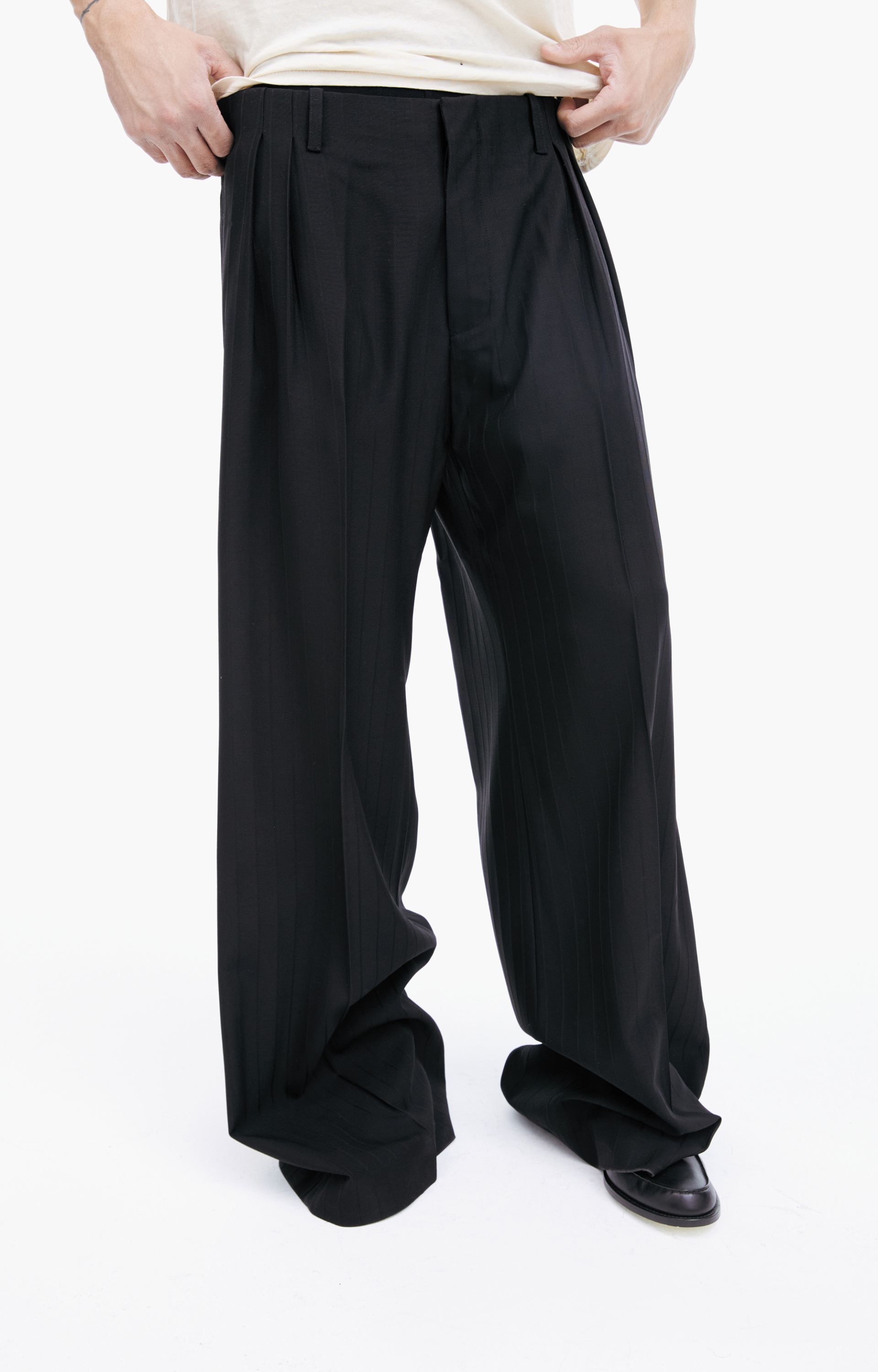 Enfants Riches Déprimés Wide Stripped Trousers