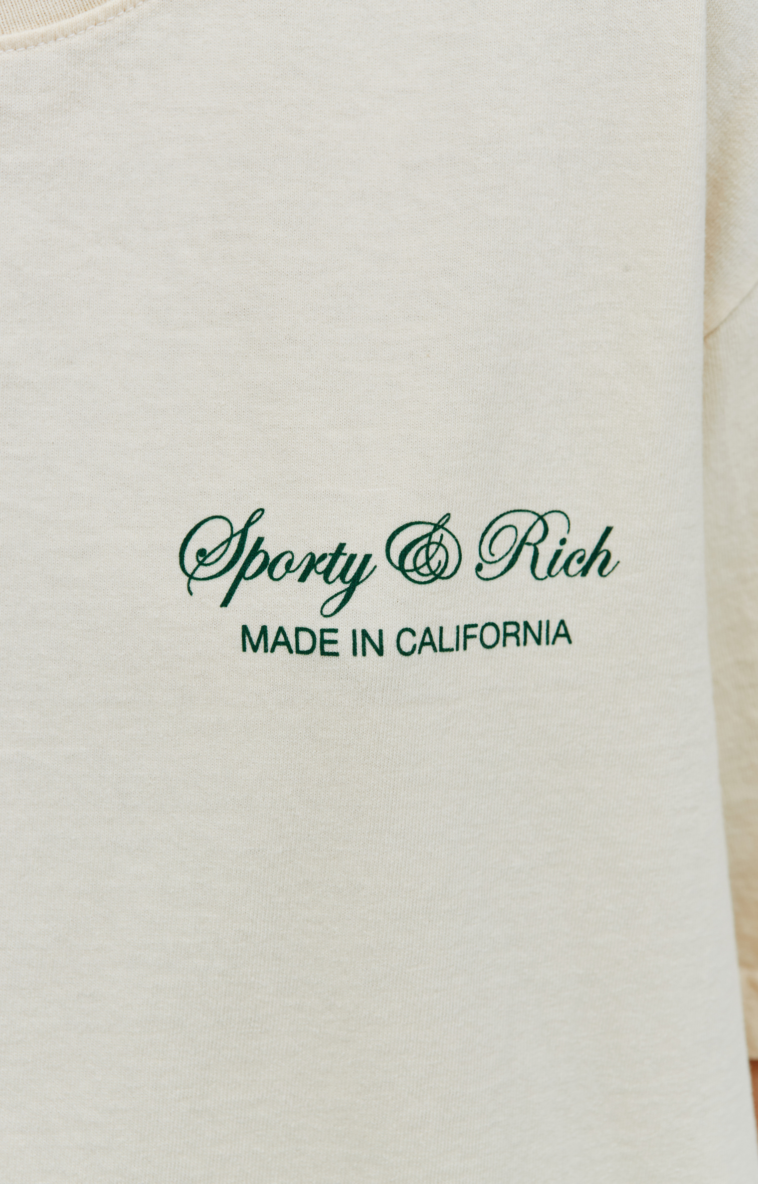 SPORTY & RICH Script t-shirt
