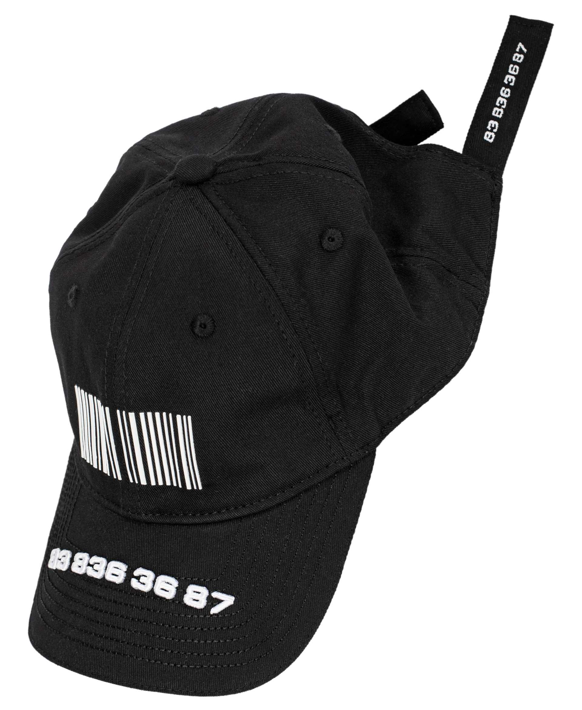 VTMNTS Barcode Print Baseball Cap