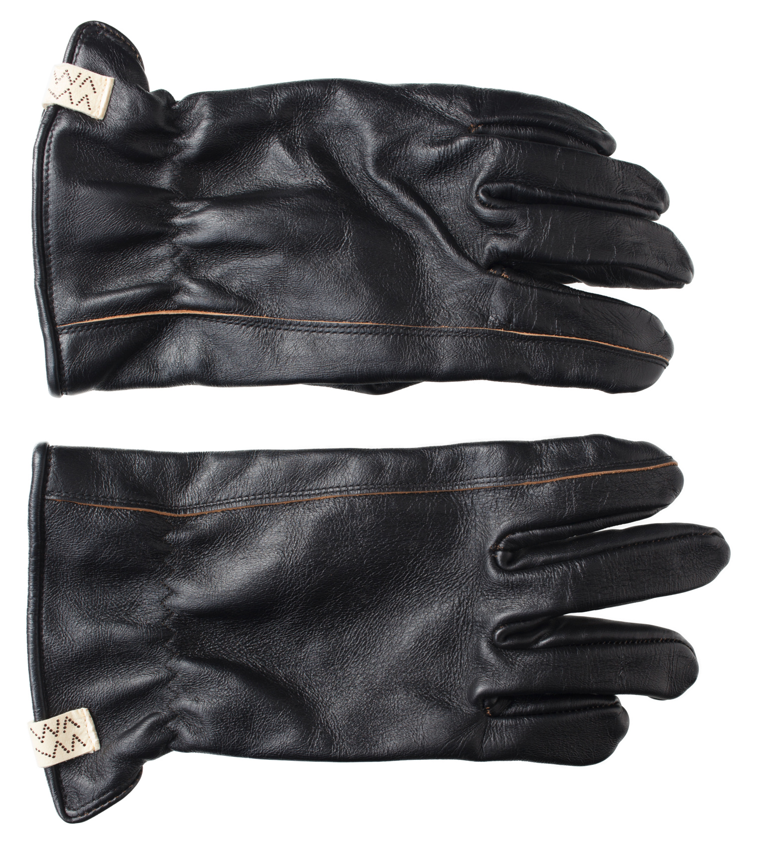 visvim Black Leather Gloves