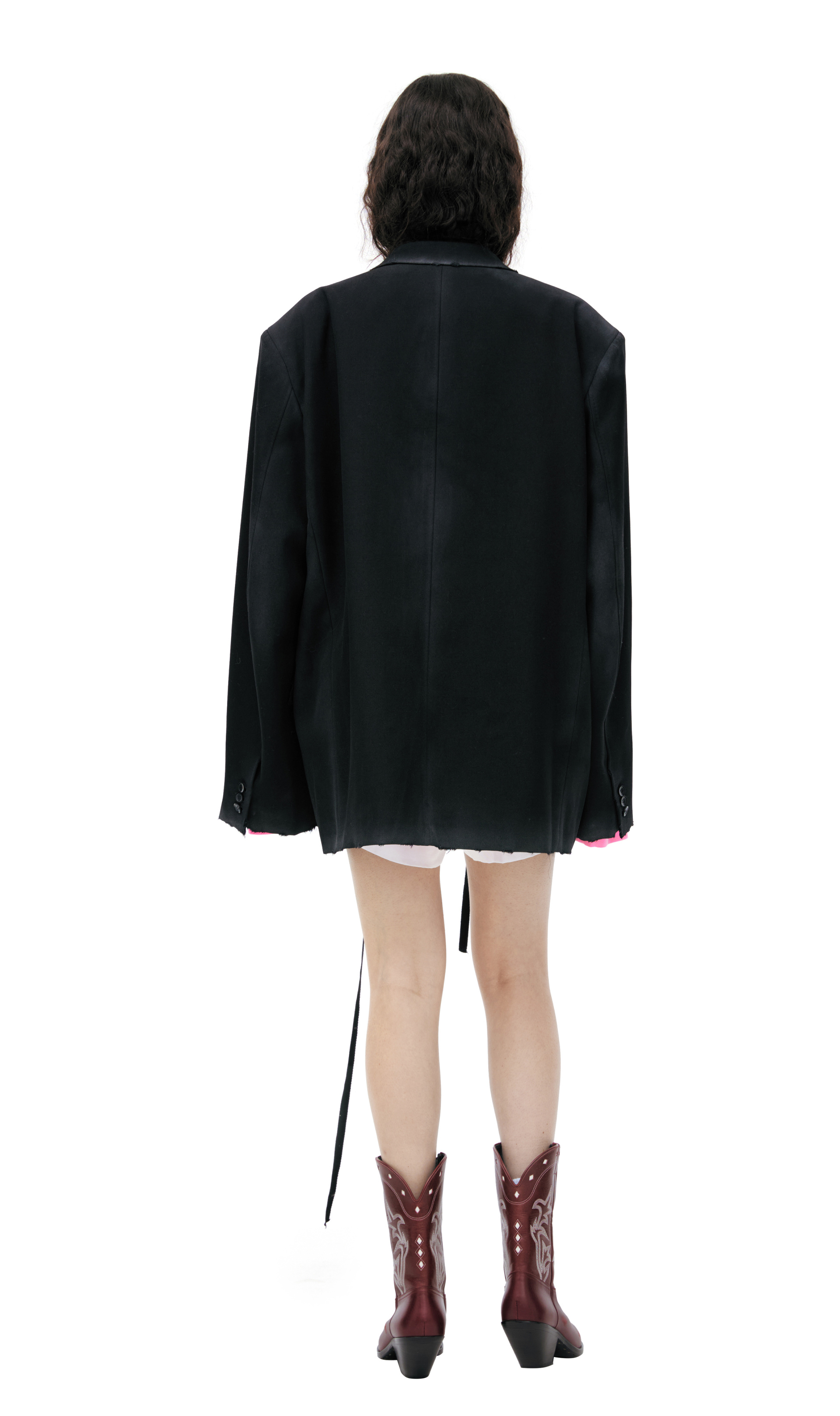 Doublet Scuff-effect jacket