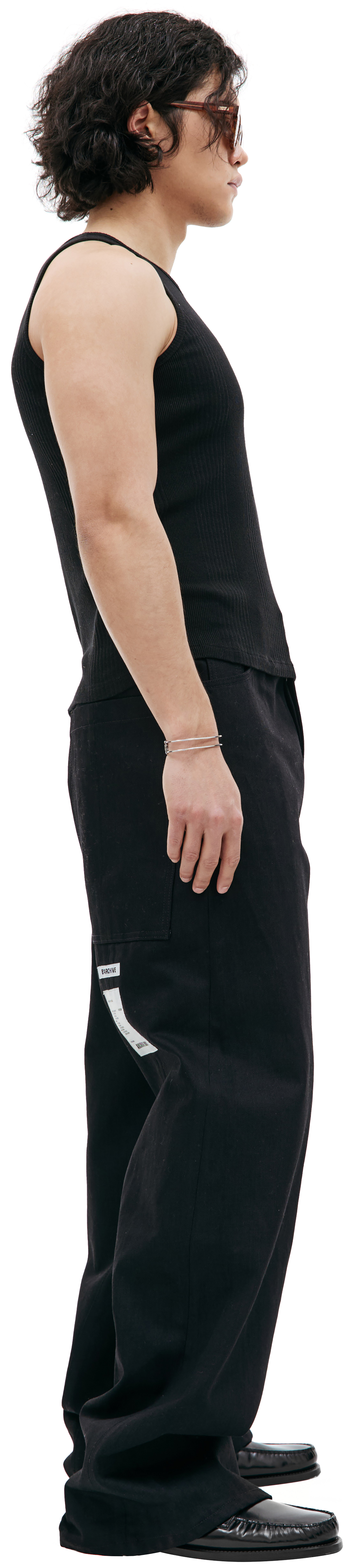 Maison Margiela Ribbed knit tank top