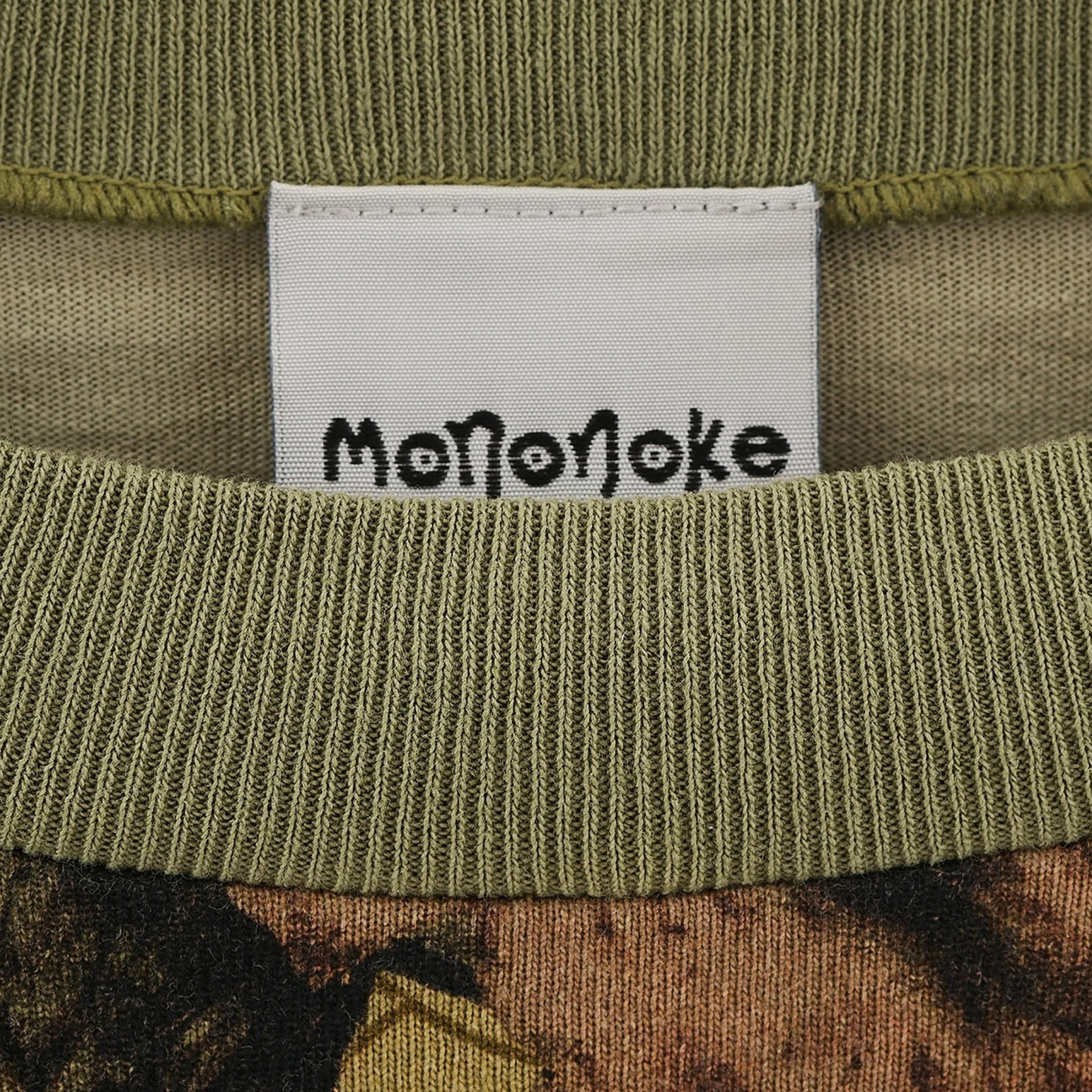 MONONOKE MADE Longsleeve shirt with a camouflage print