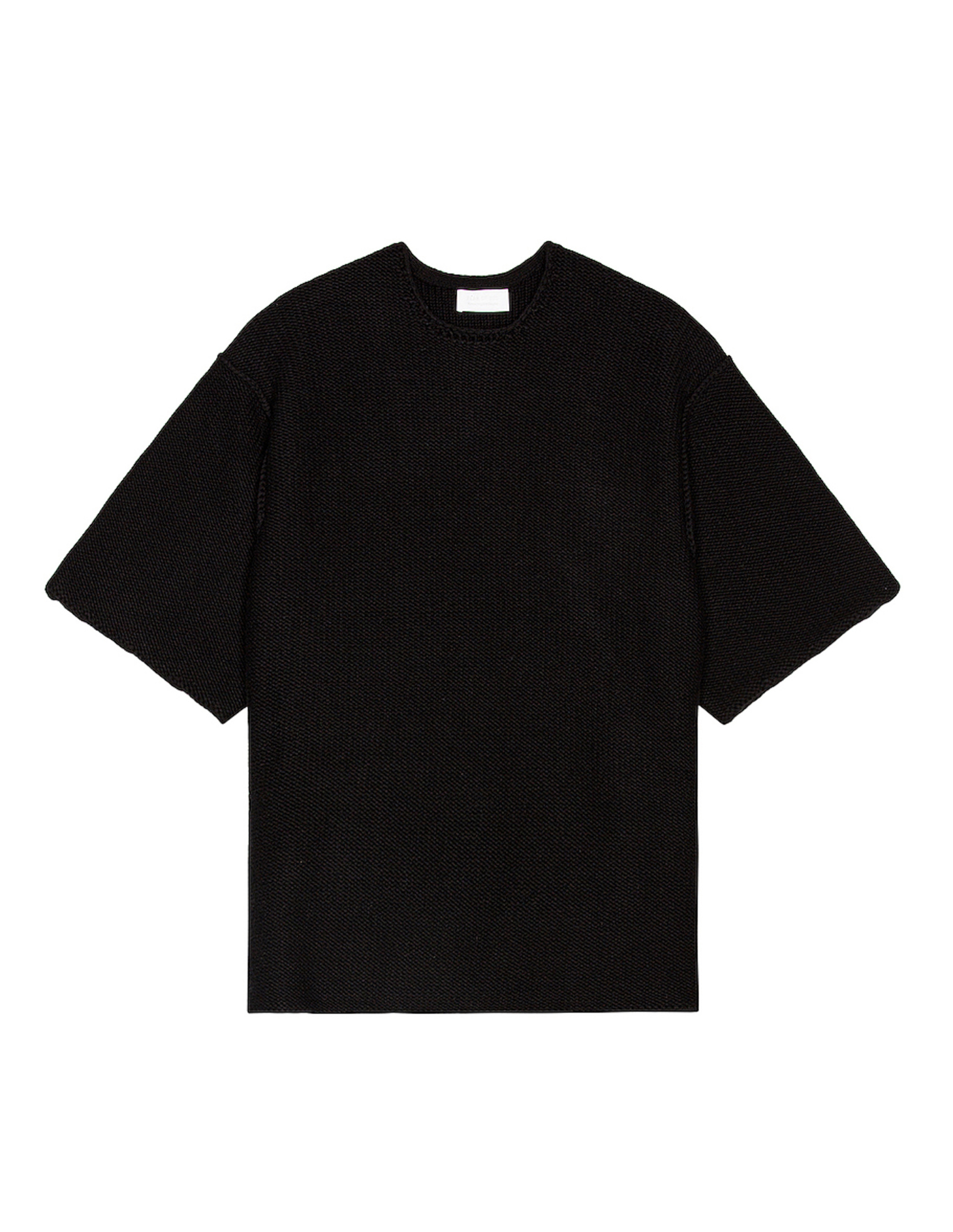 Fear of God x Zegna Черный свитер с коротким рукавом