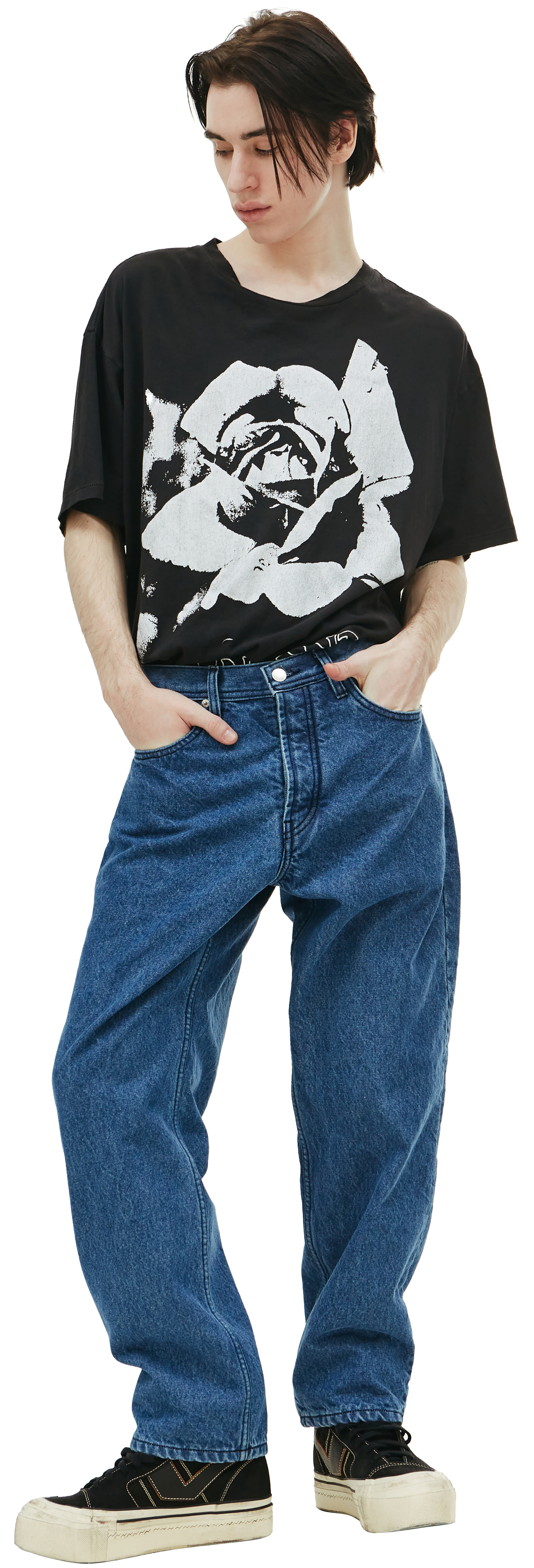 Enfants Riches Déprimés Faded cotton jeans