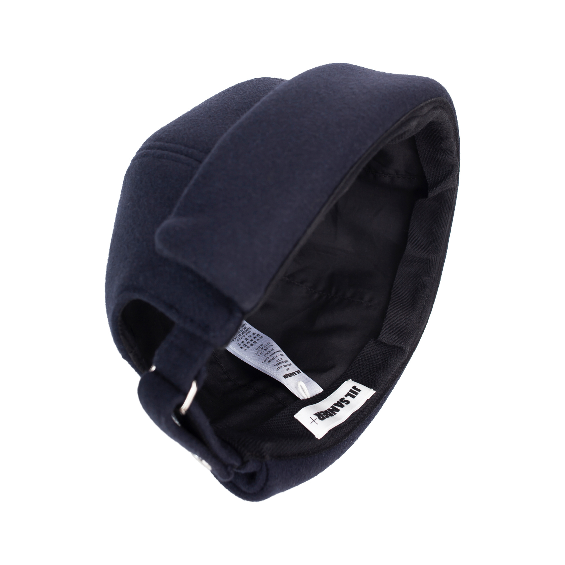 Jil Sander Navy blue wool beanie