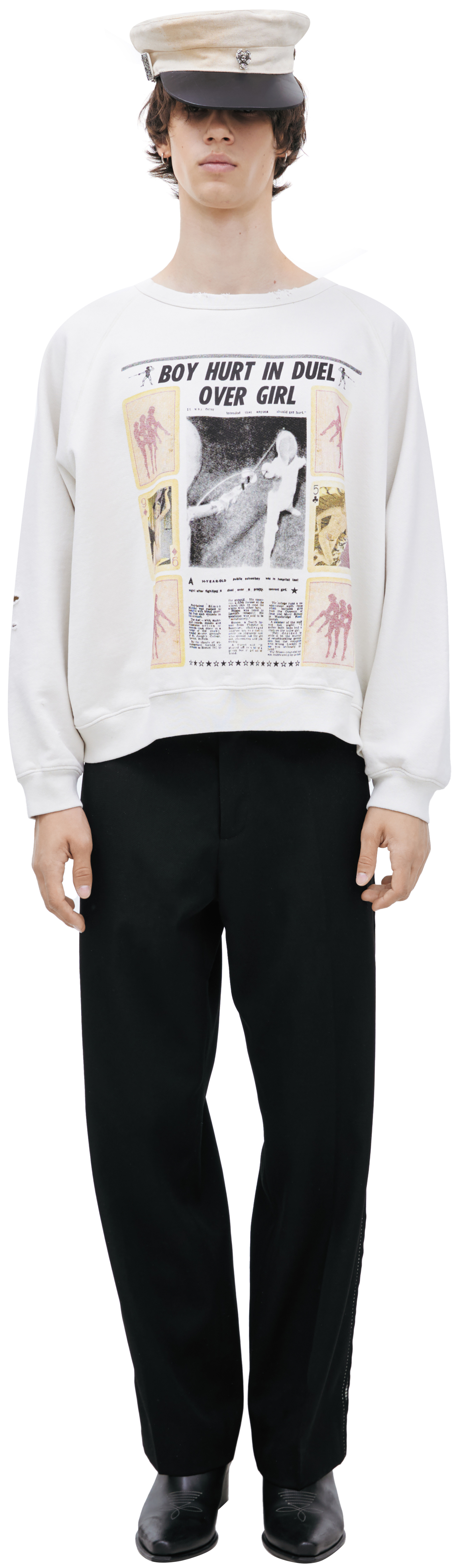Enfants Riches Déprimés BOY HURT IN DUEL Sweatshirt