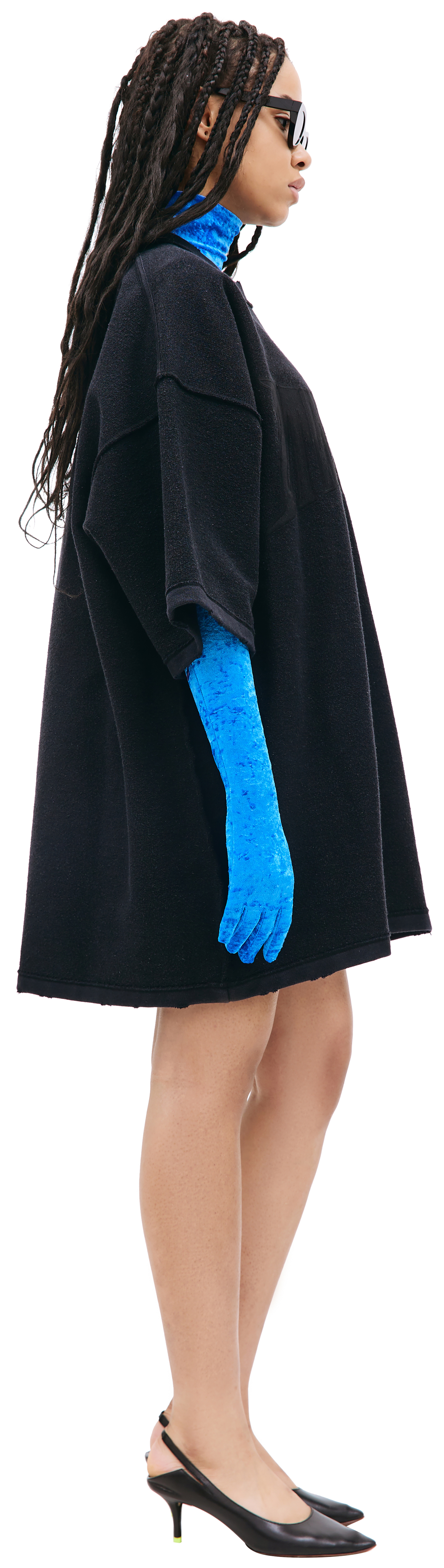 VETEMENTS Black t-shirt inside out