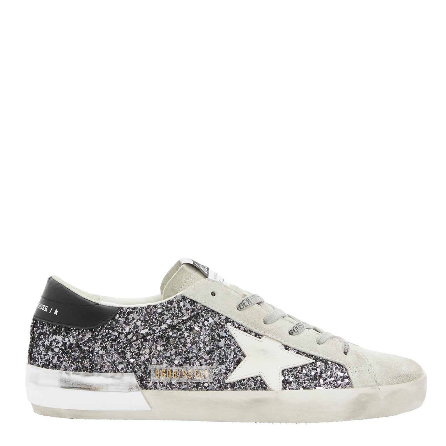 Golden Goose Super-Star glitter sneakers