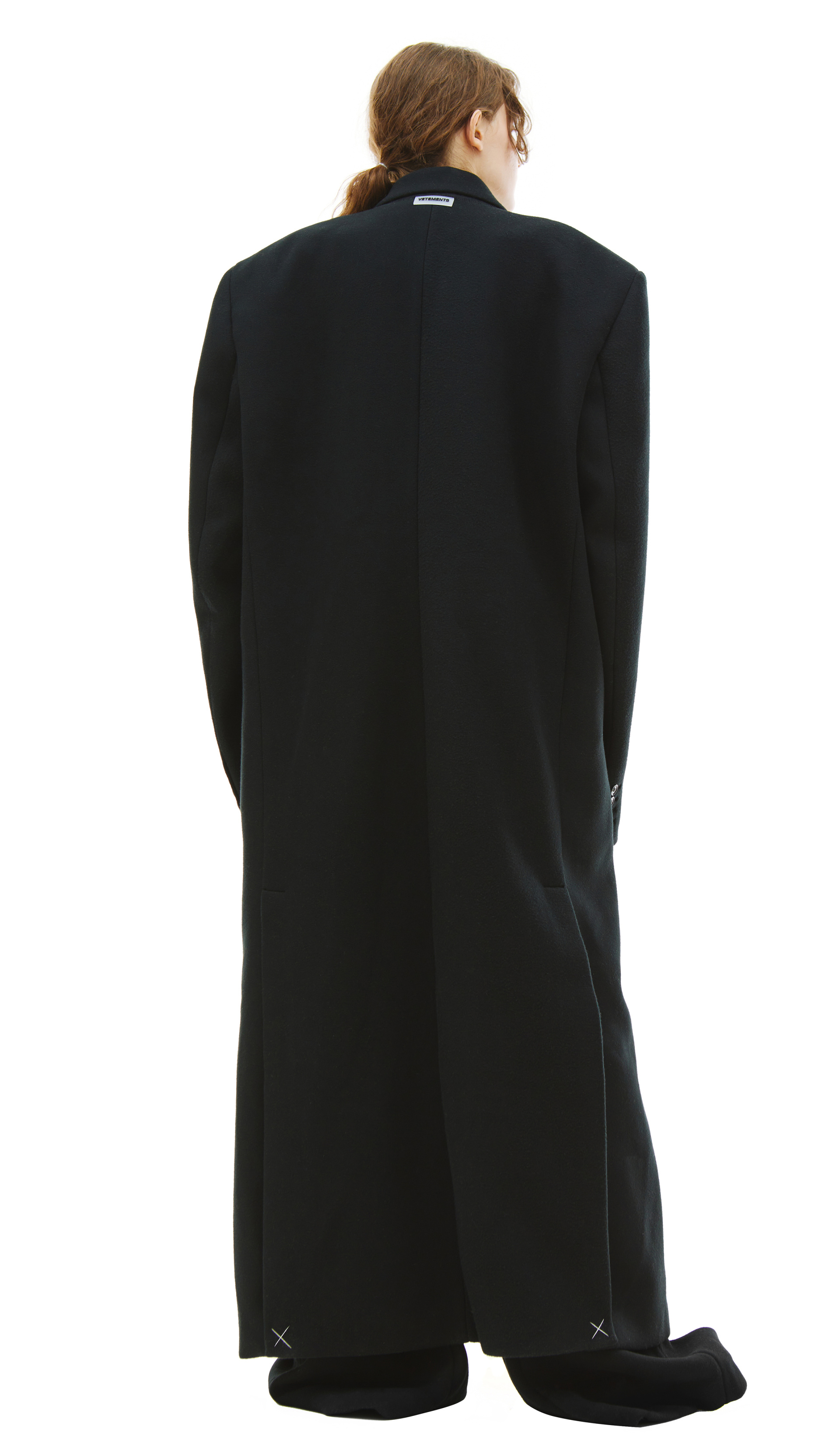 VETEMENTS Black Oversized Coat