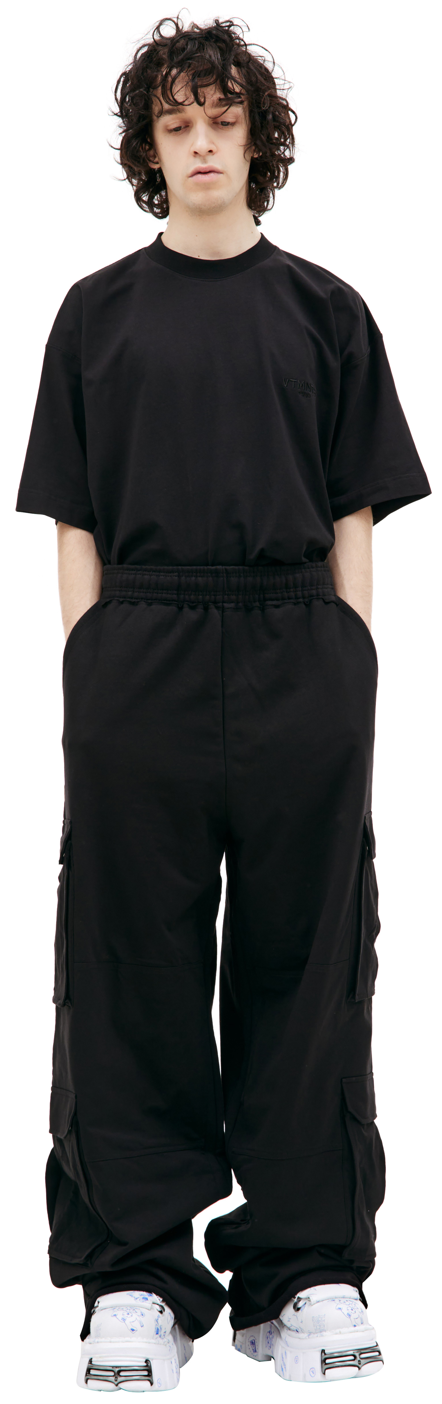Cotton cargo pants in black - Vetements