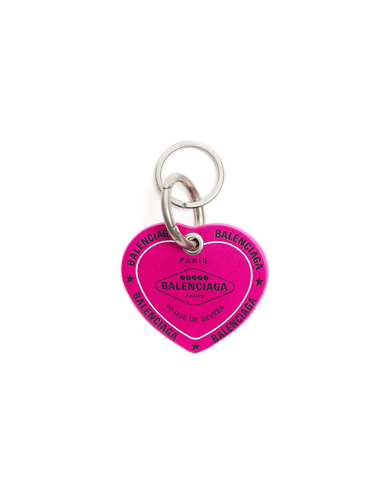 Balenciaga Кожаный брелок Casino Heart