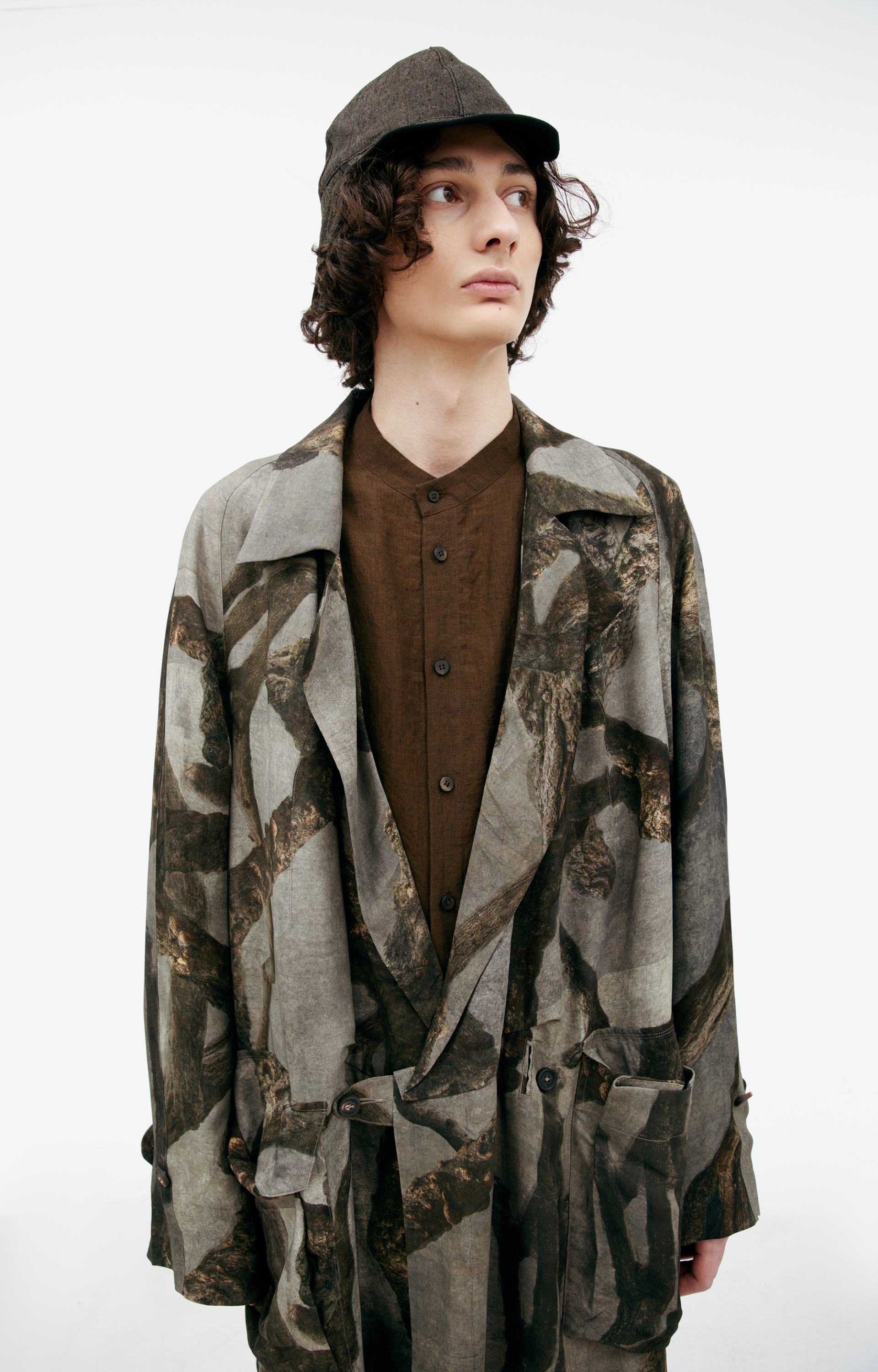 Ziggy Chen Coat with patch pockets