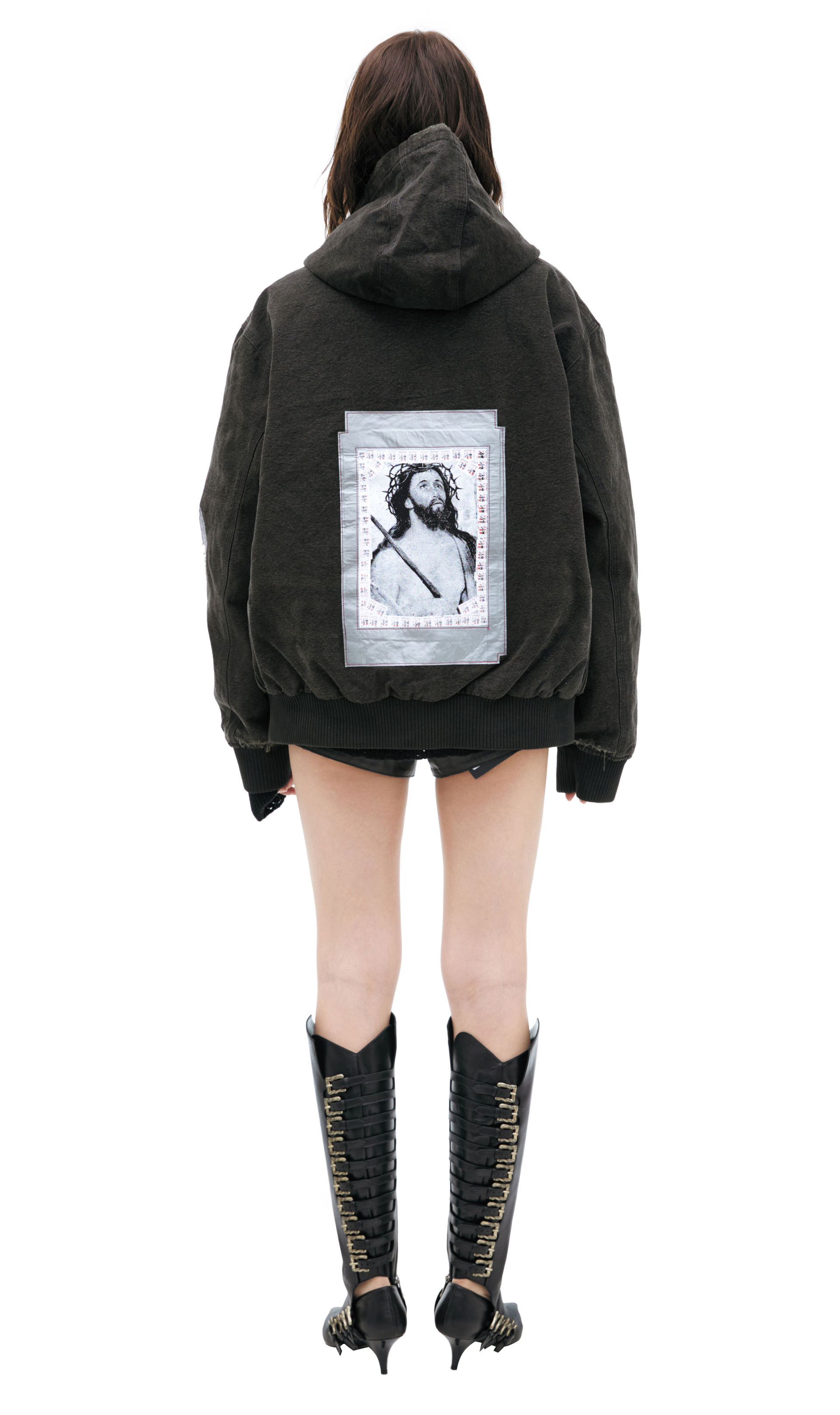 Enfants Riches Déprimés Denim jacket with patch