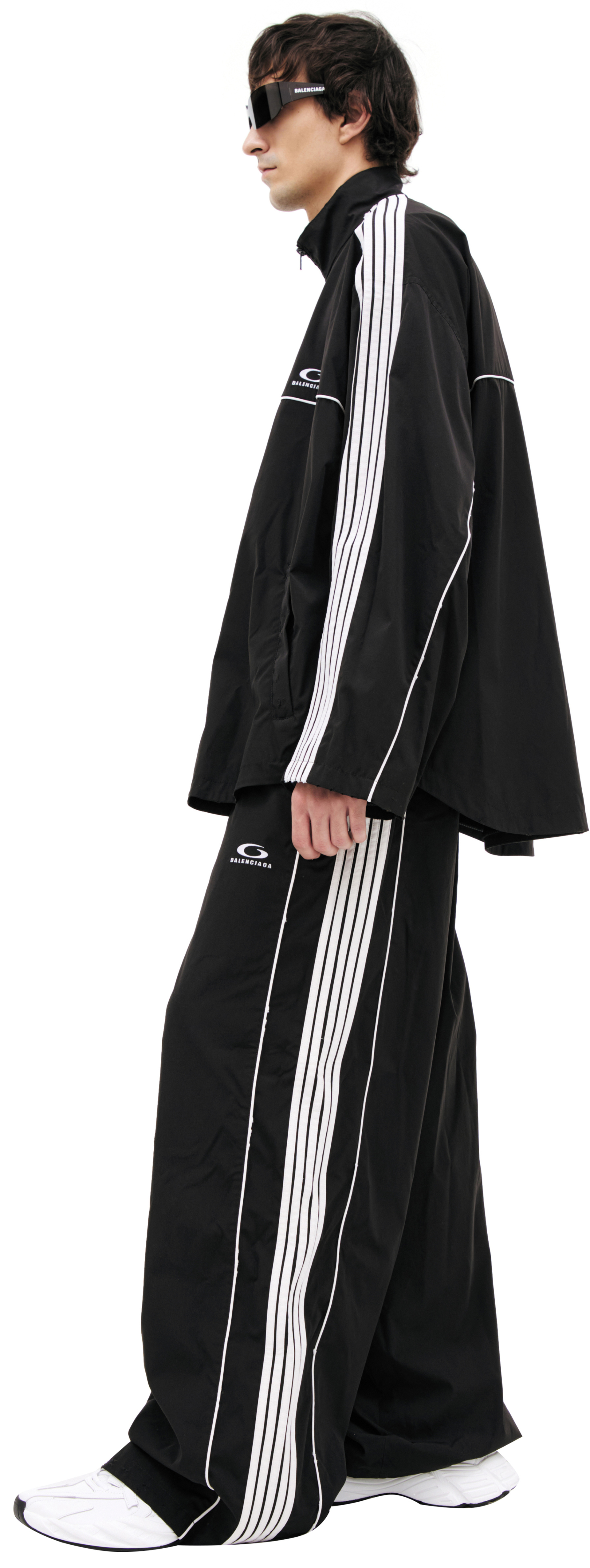 Balenciaga Black jacket with stripes