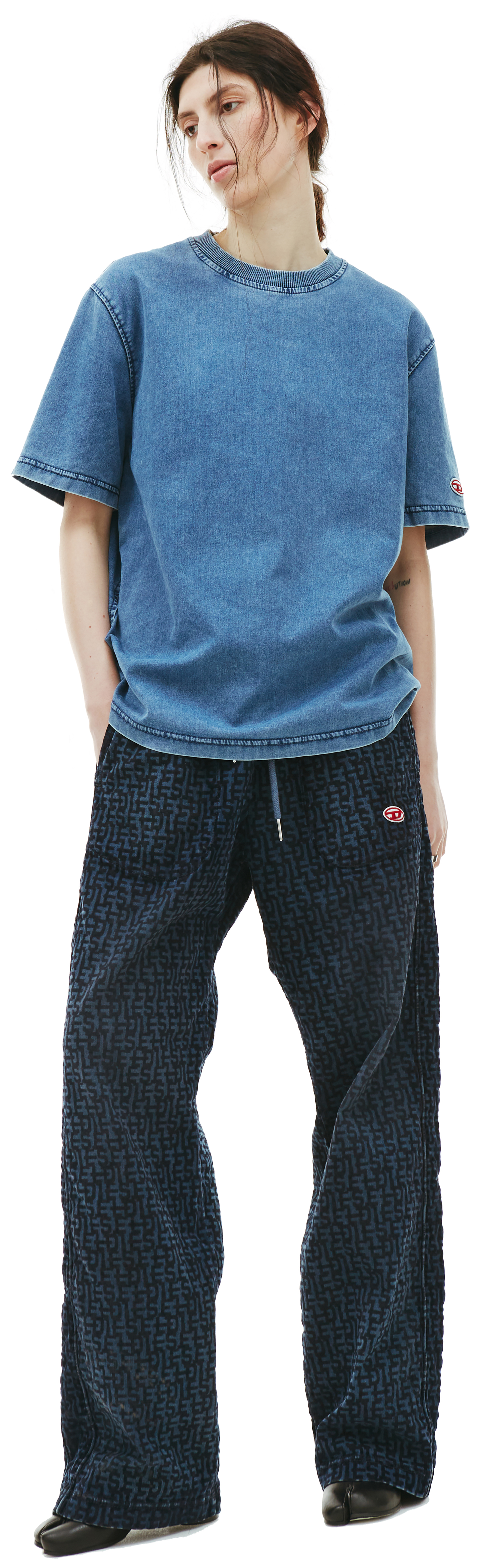 Diesel D-Biggor Denim t-shirt