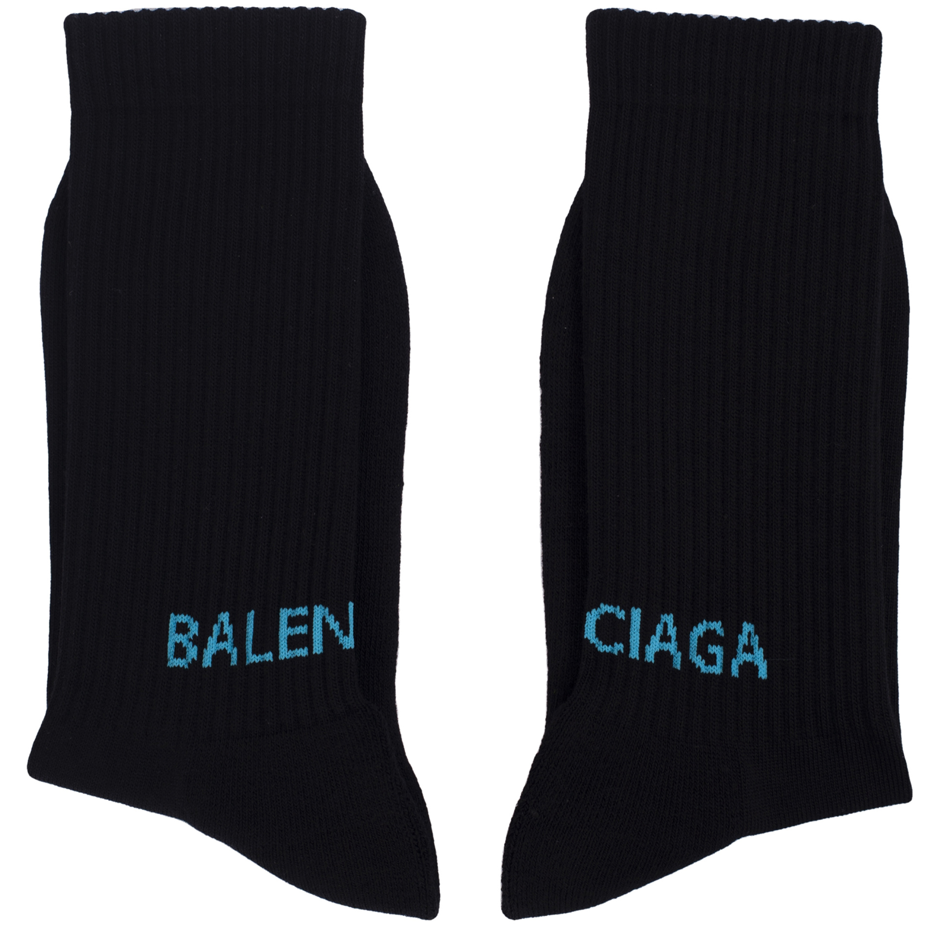Balenciaga Black Cotton Socks