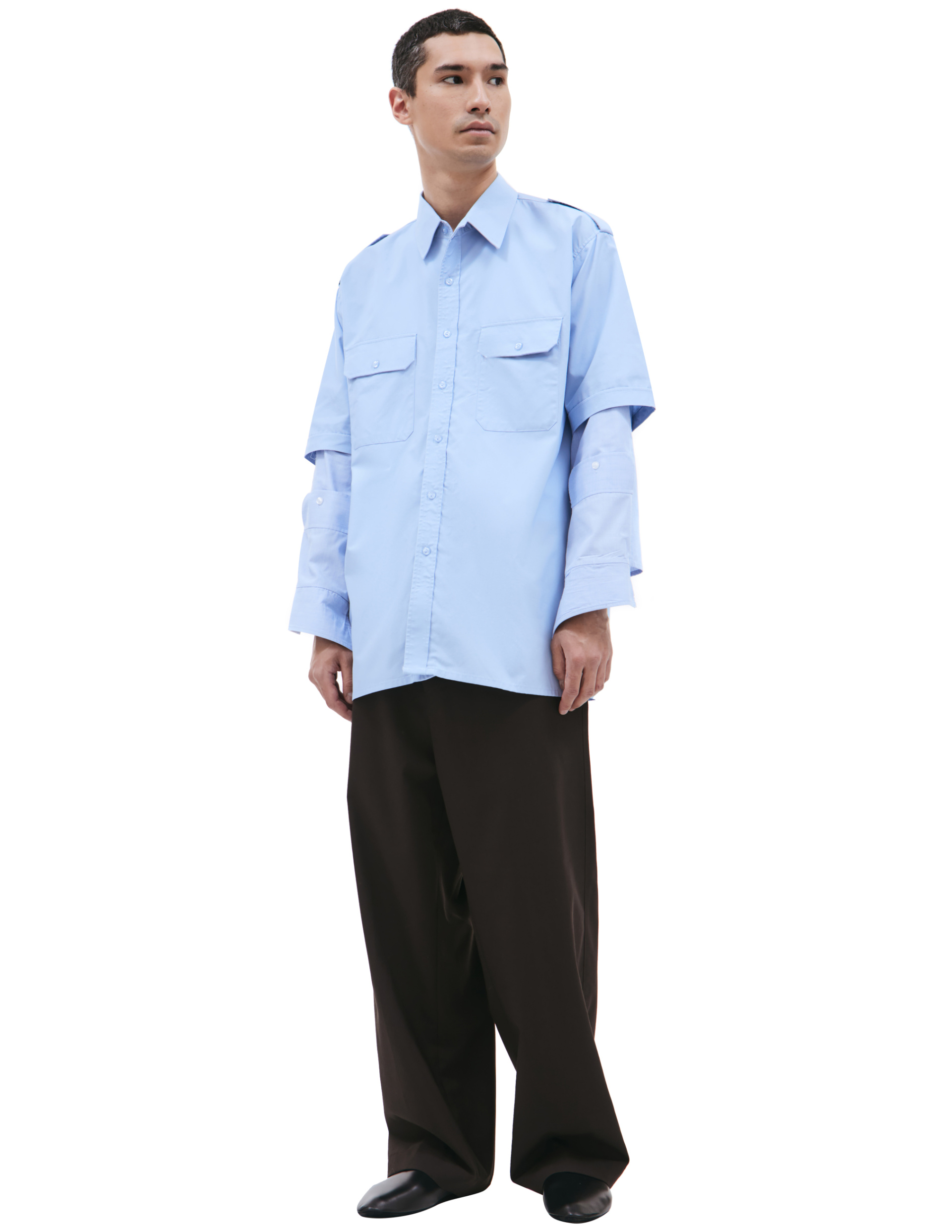 PROTOTYPES Layered long-sleeve shirt