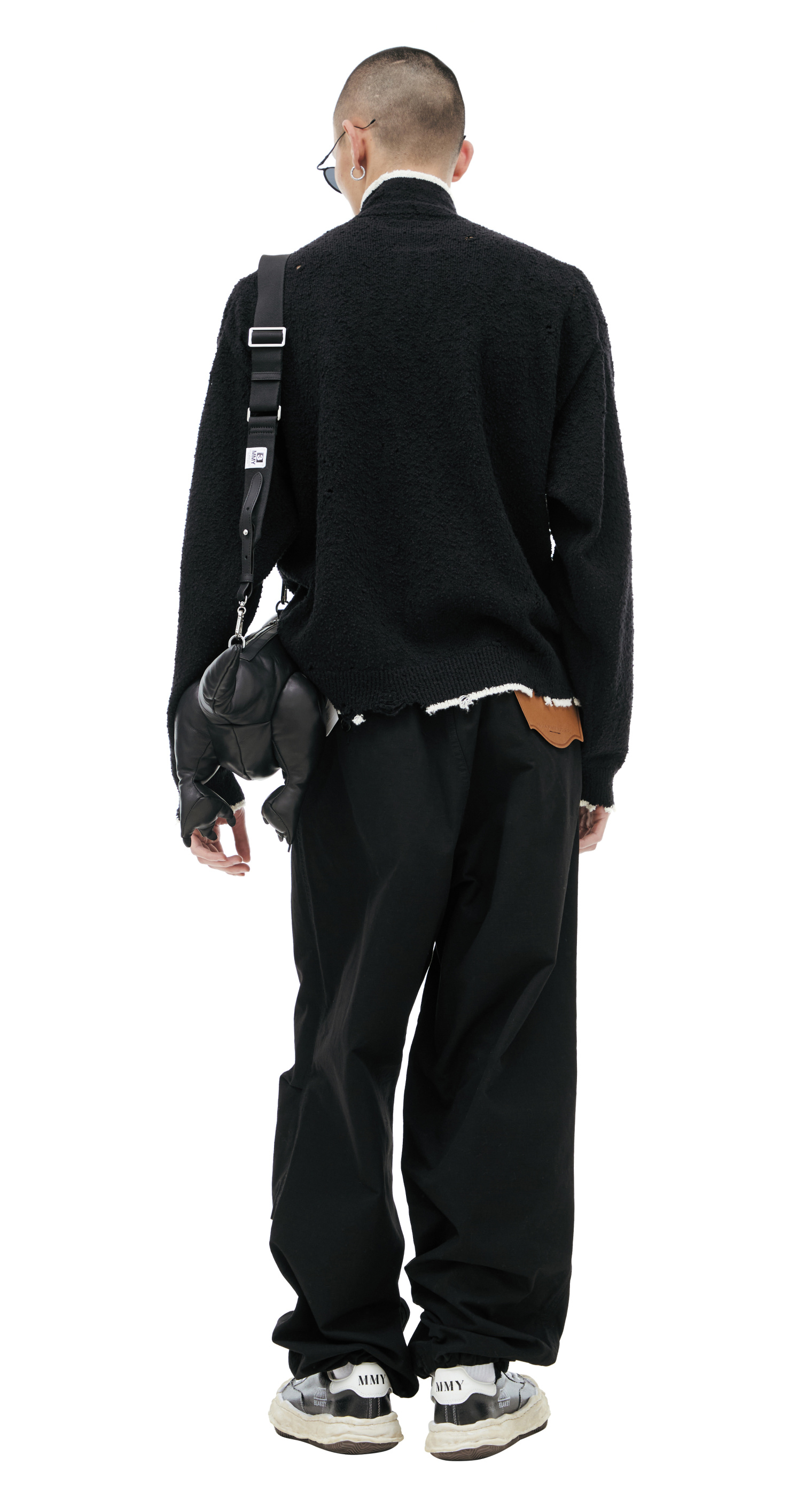 Maison Mihara Yasuhiro Knitted sweater with zipper