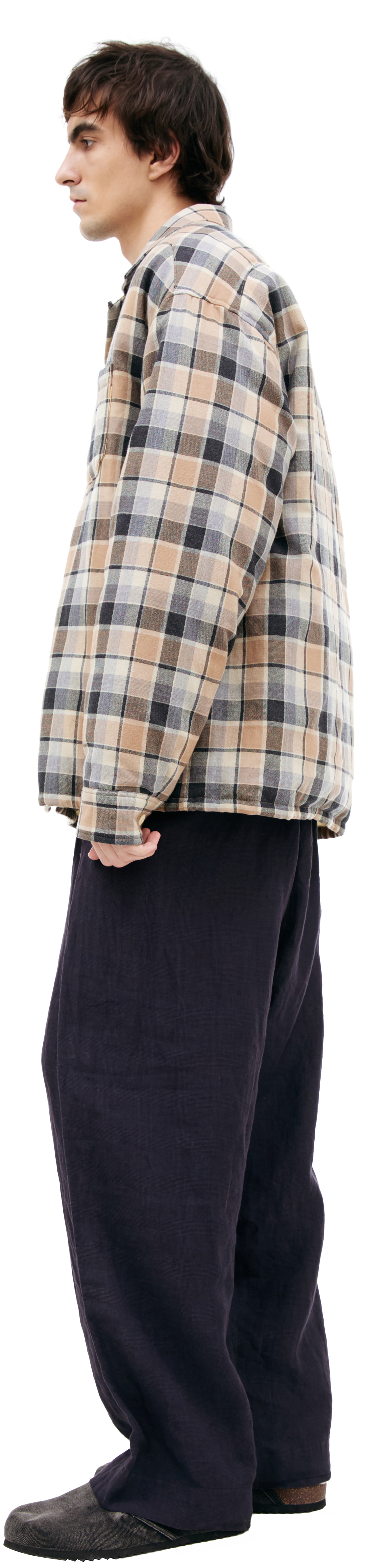 visvim Beige plaid jacket