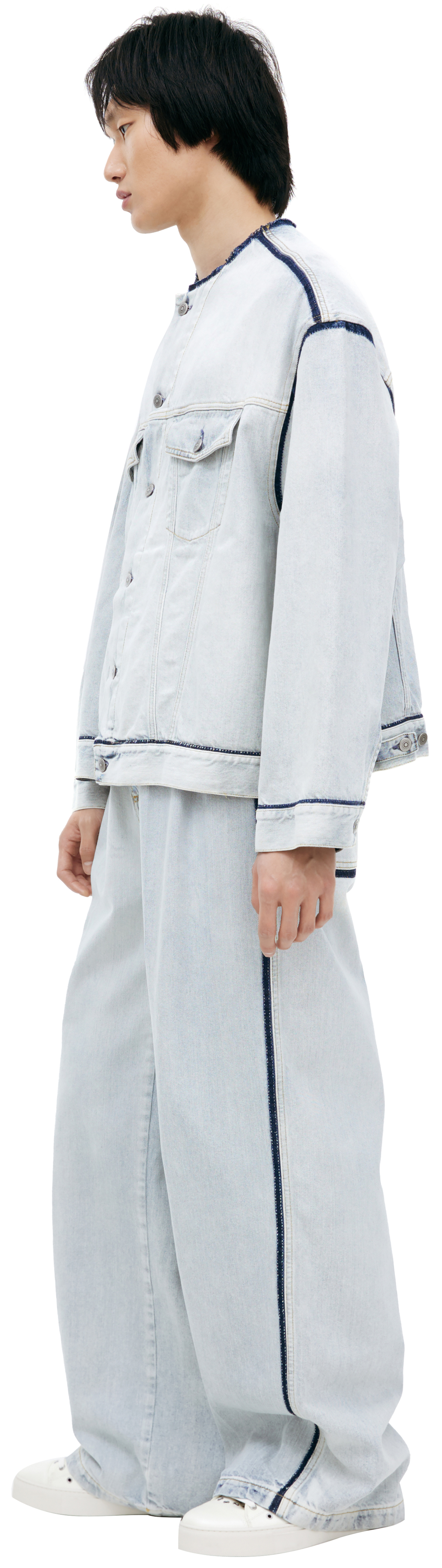 Maison Margiela Denim jacket with contrasting seams