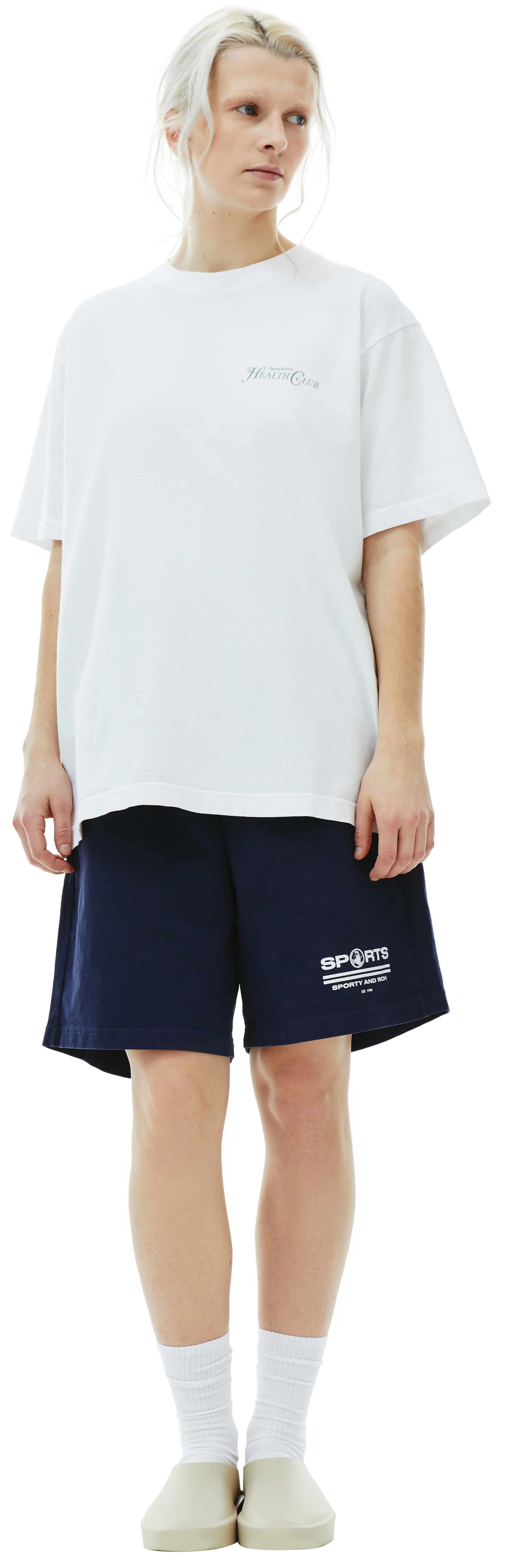 SPORTY & RICH White Rizzoli t-Shirt