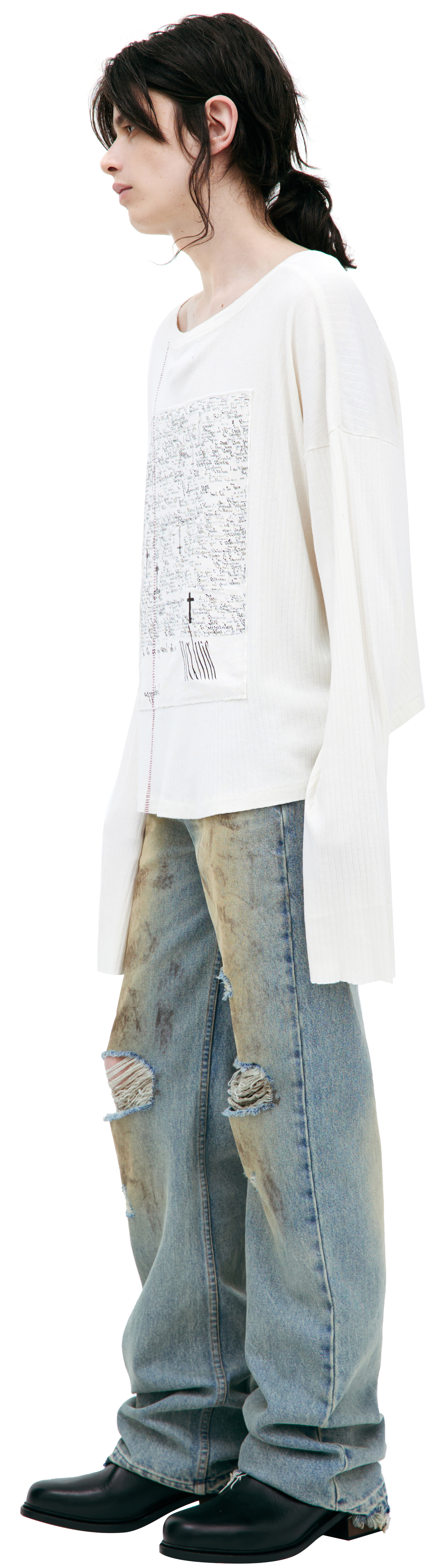 Enfants Riches Déprimés White patch longsleeve
