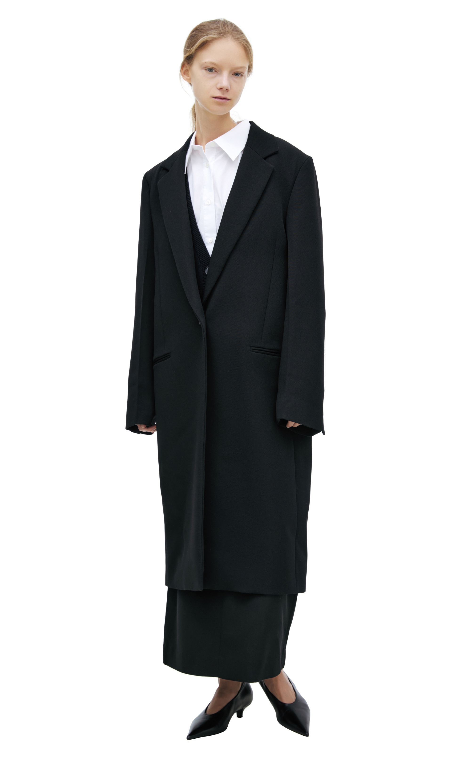 TOTEME Single-breasted wool coat