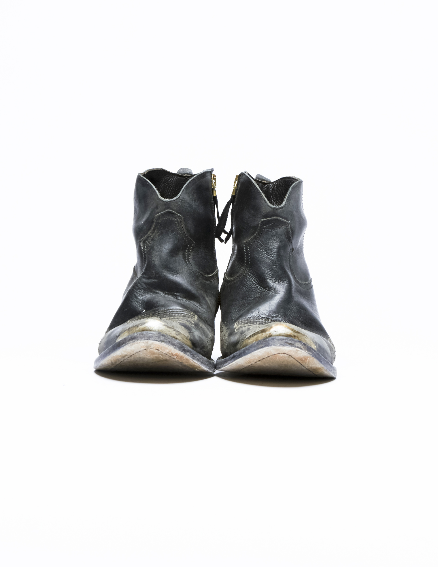 Golden Goose Кожаные казаки с железным мысом