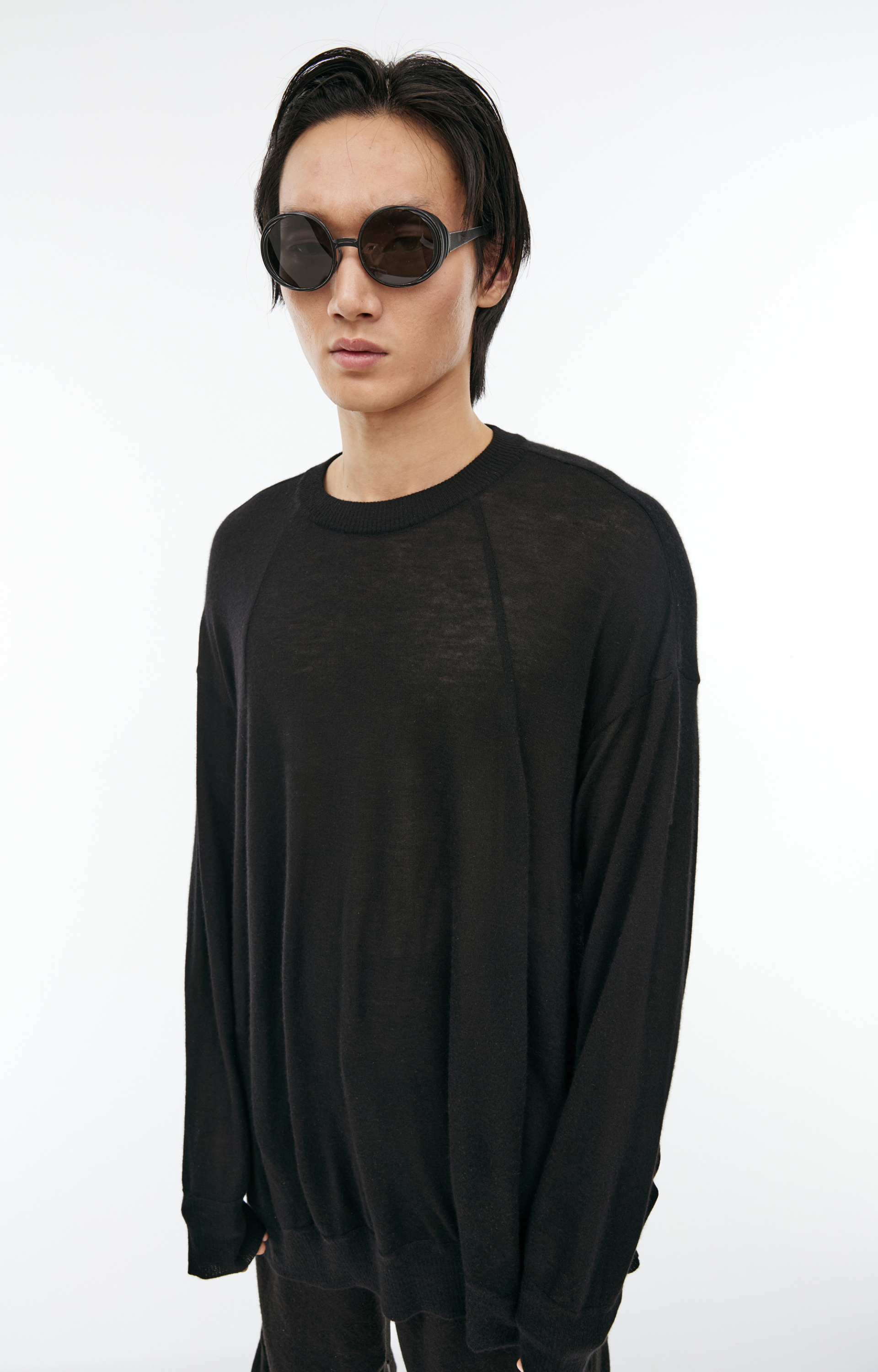 Ziggy Chen Black cashmere sweater