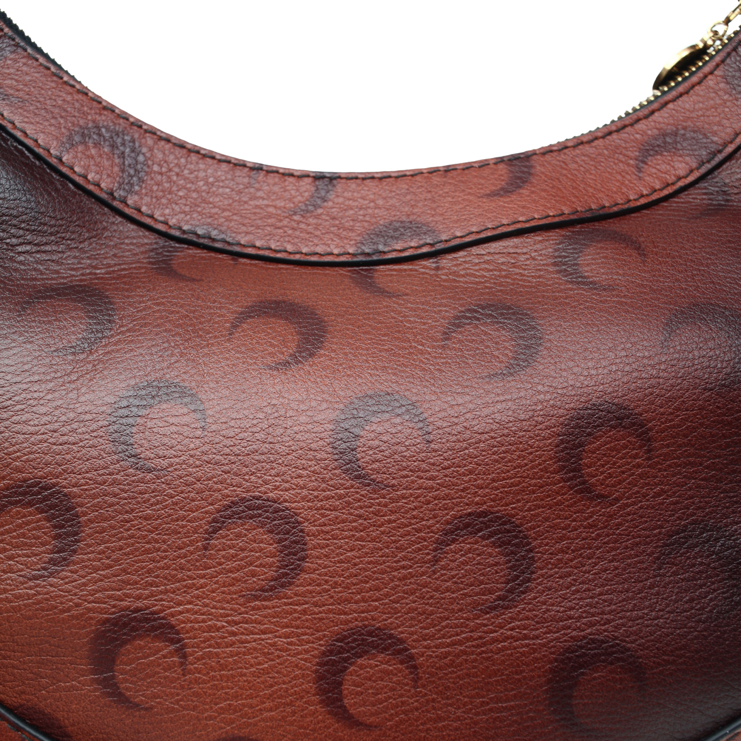 MARINE SERRE Eclips leather bag