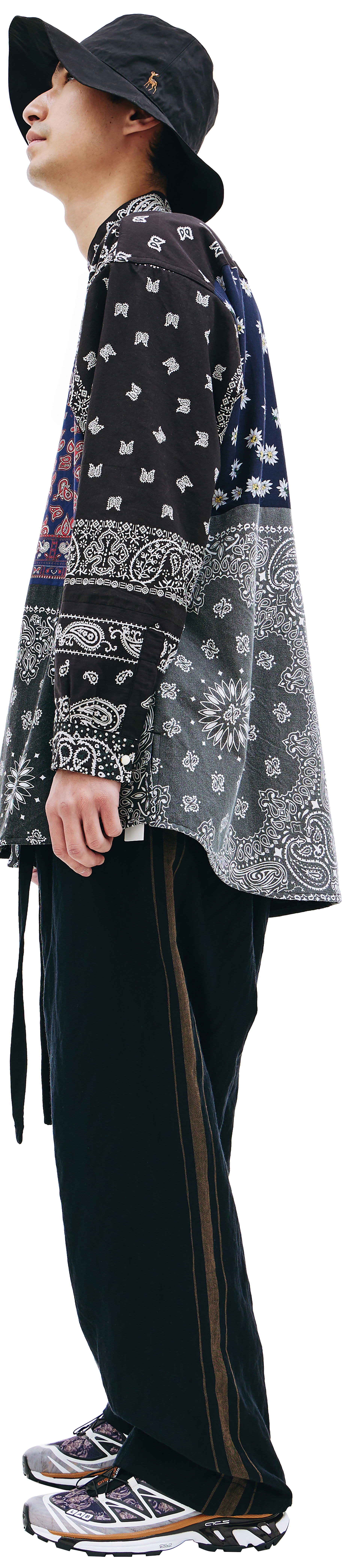 Children of the discordance Patchwork bandana shirt