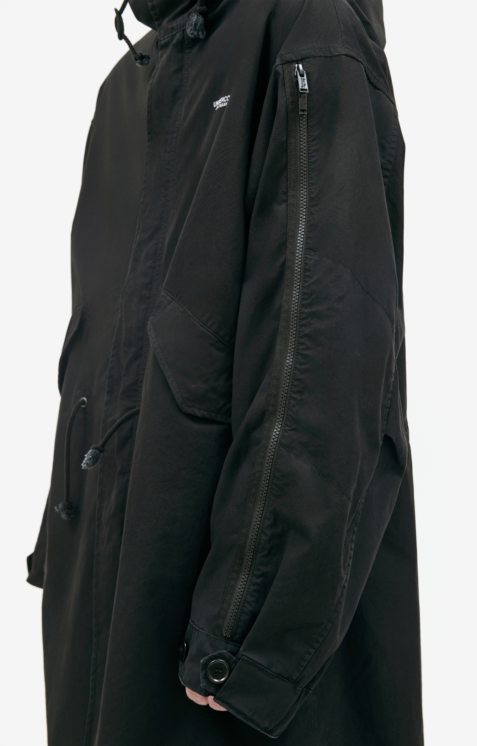 Undercover Black Printed Coat