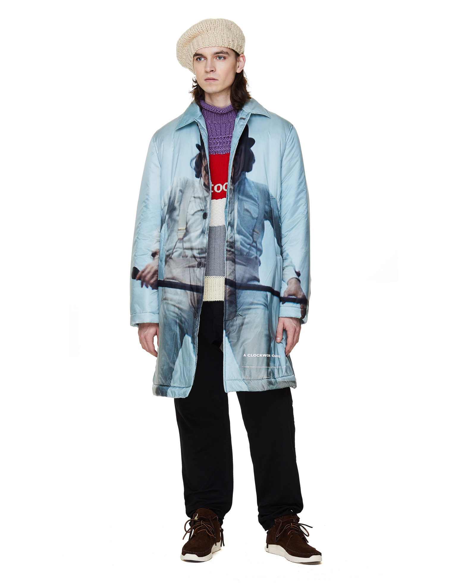 Undercover A Clockwork Orange Printed Parka Coat