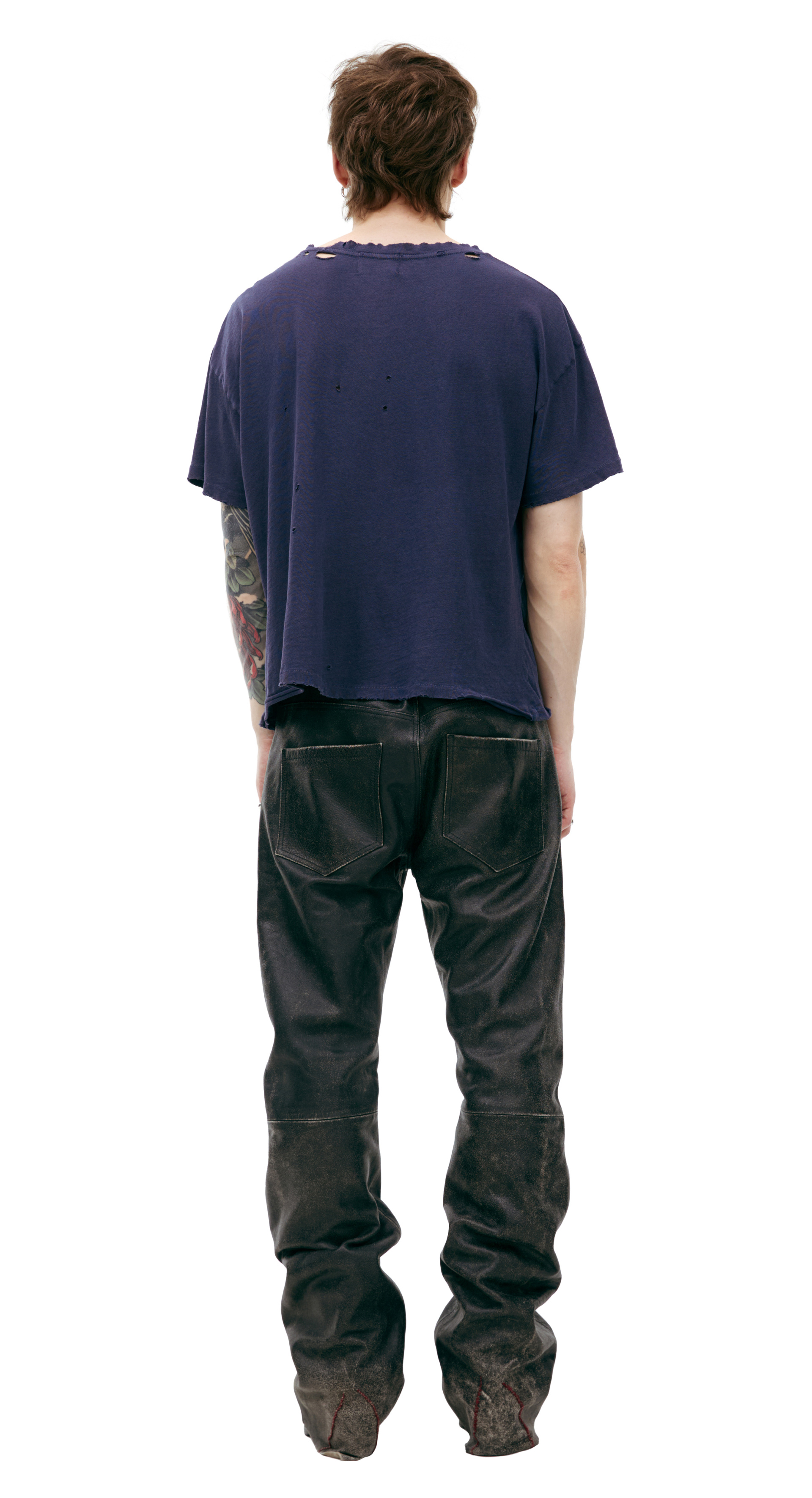 Enfants Riches Déprimés Ripped logo t-shirt