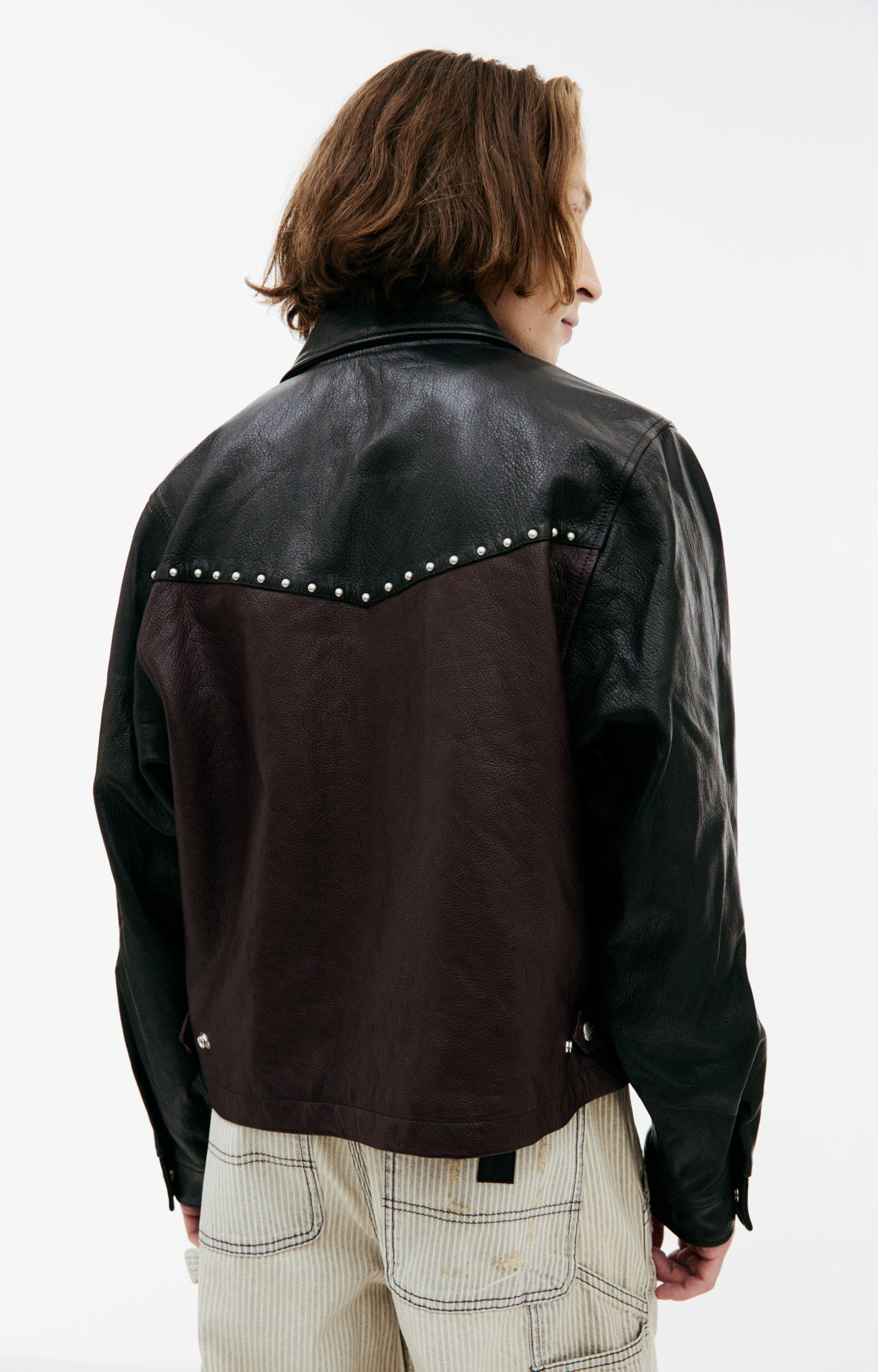 Enfants Riches Deprimes Leather western jacket