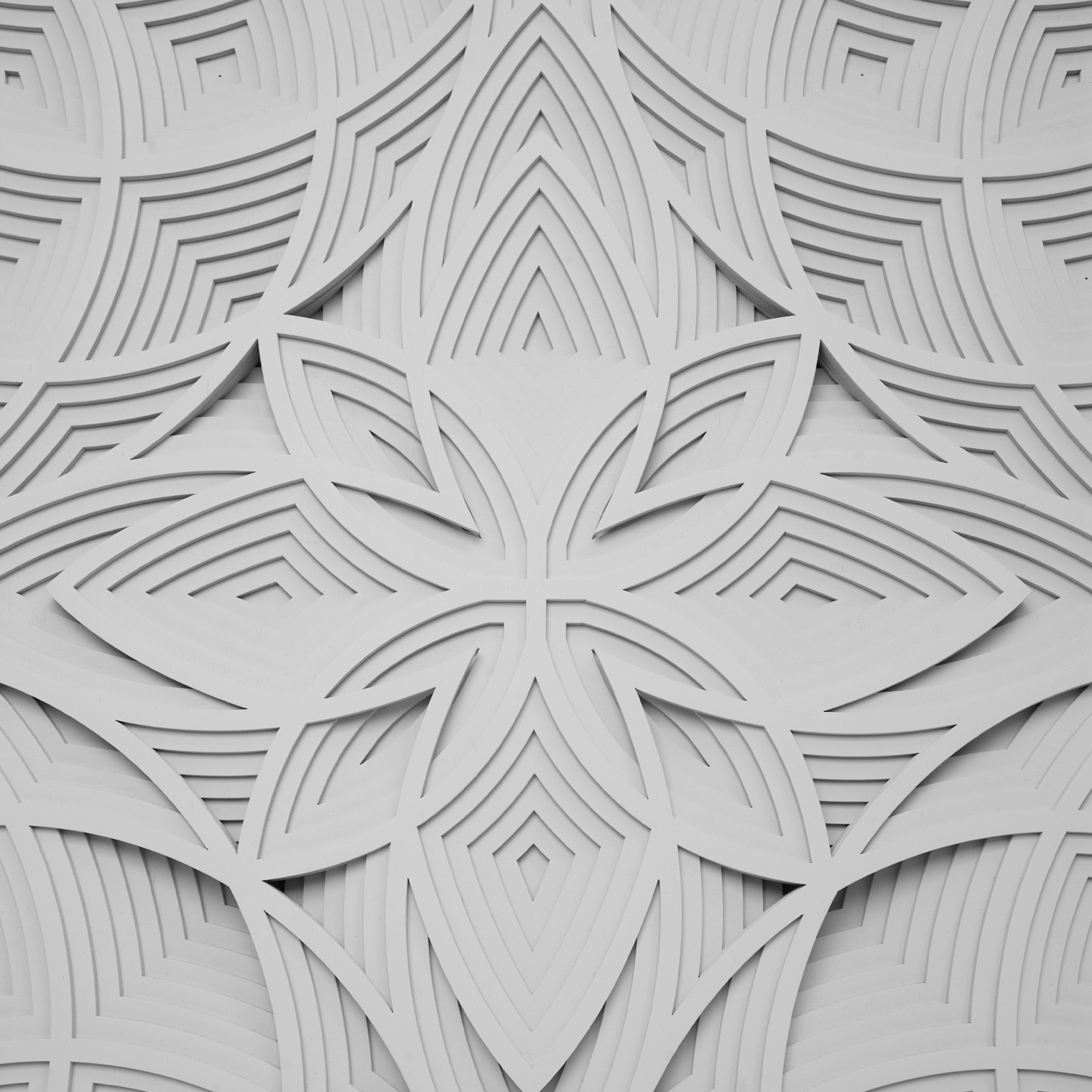 PLANIMETRY White panel with ornaments