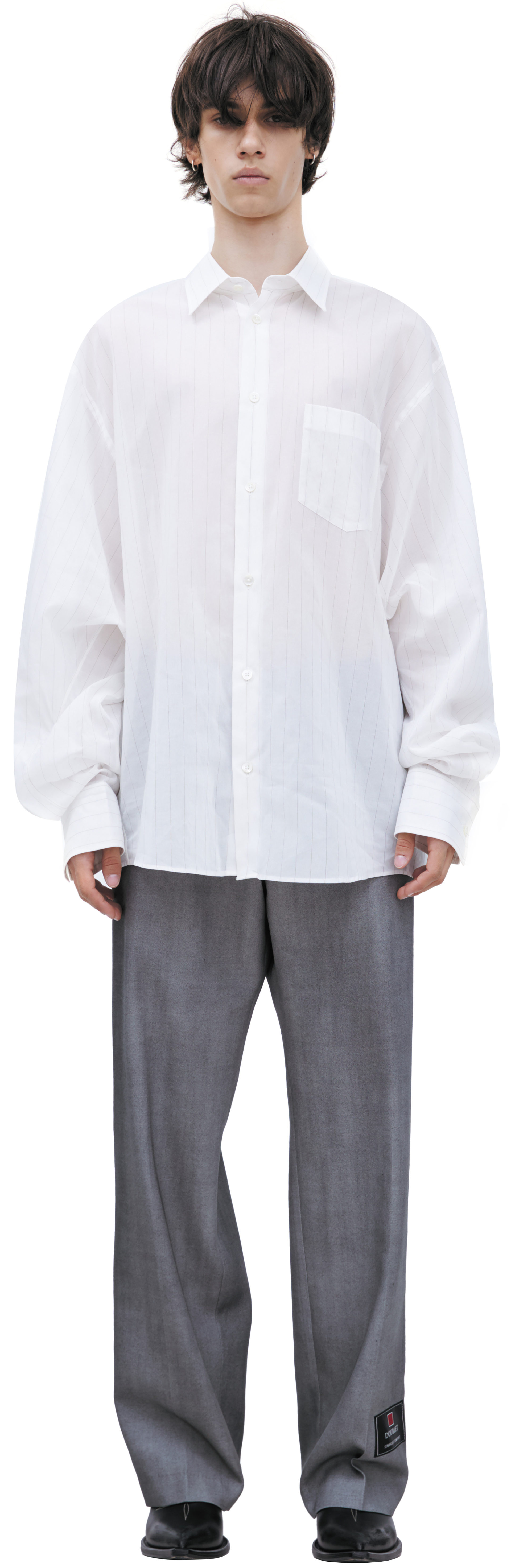 Doublet White striped shirt