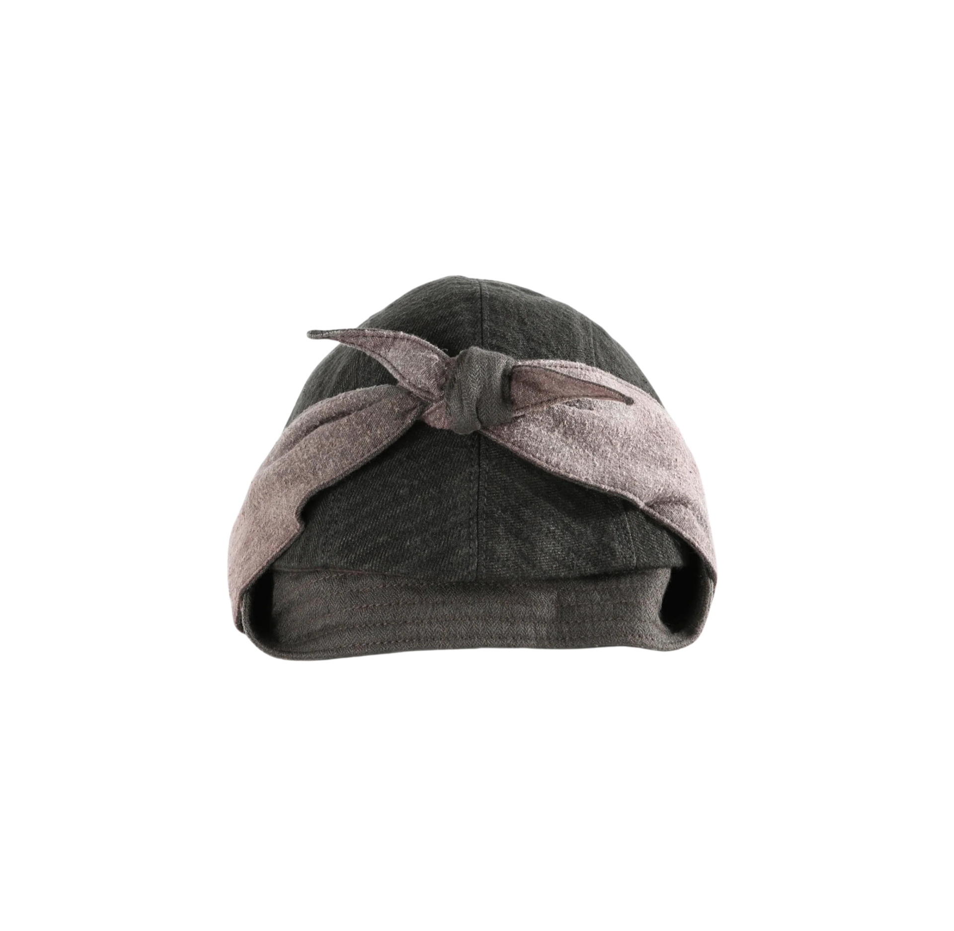 Ziggy Chen Beanie with asymmetrical double-layered brims