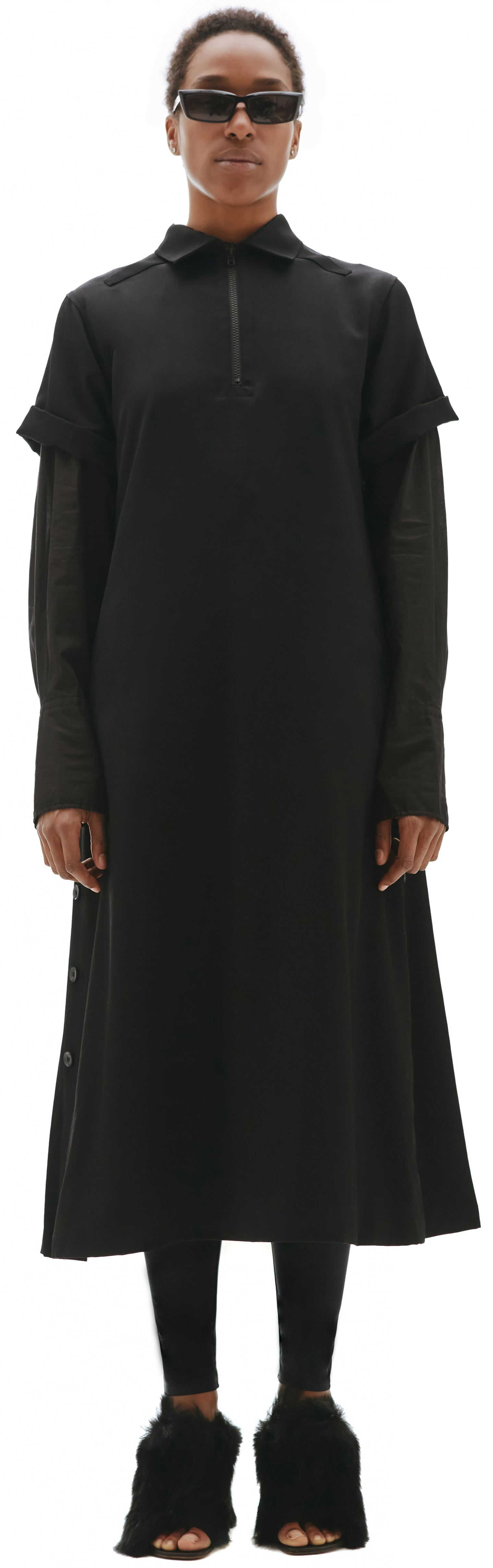 Yohji Yamamoto Short Sleeve Dress
