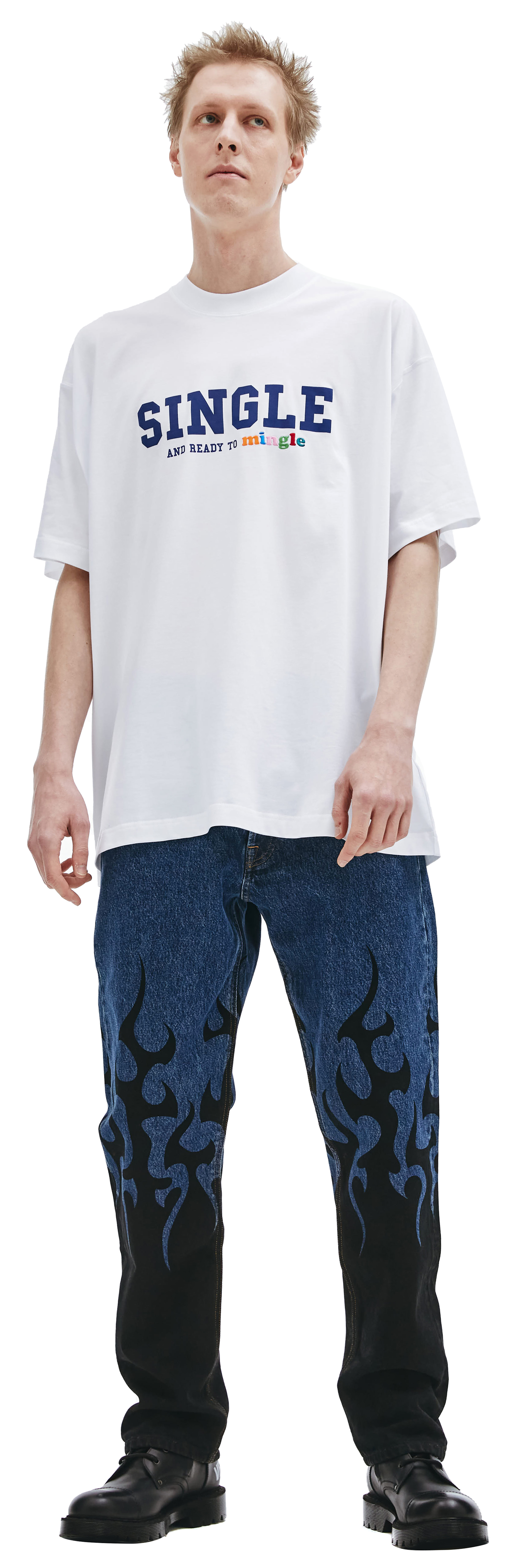 VETEMENTS Single Mingle printed T-shirt