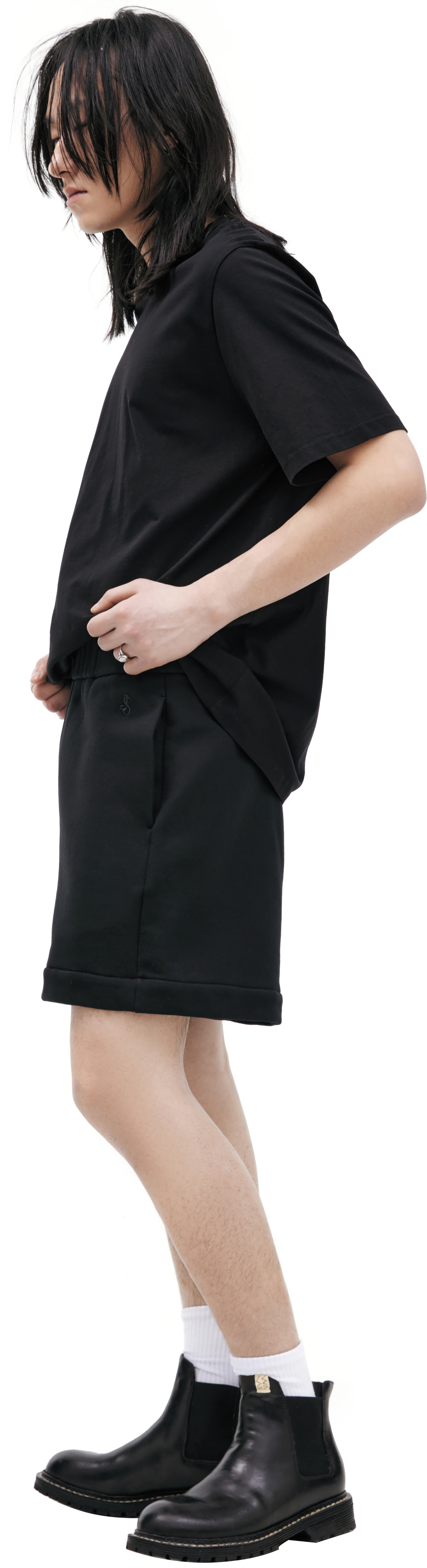 Dries Van Noten Black cotton shorts